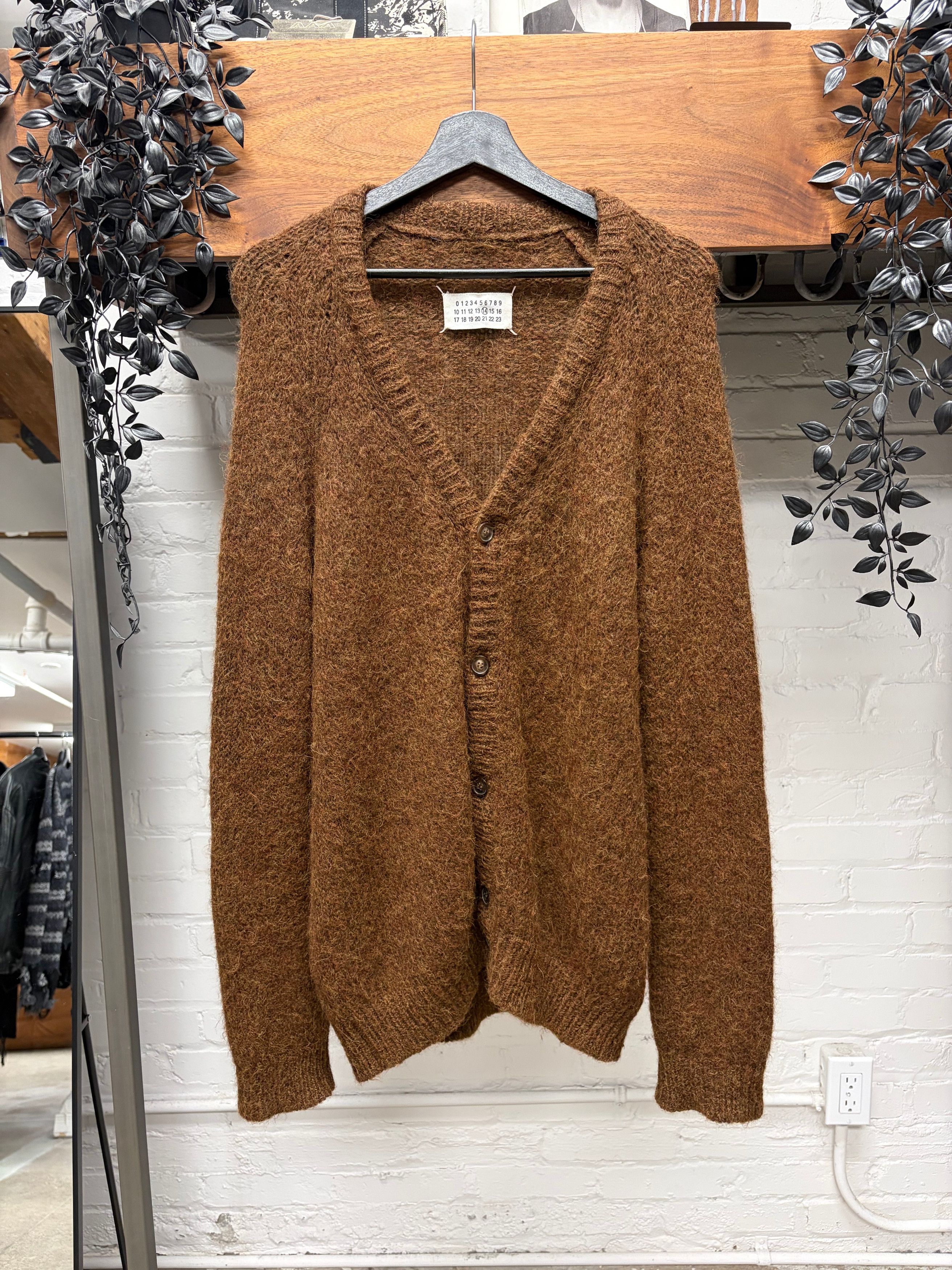 Ma+ AW2008 Maison Martin Margiela Alpaca Wool Rustic Brown Cardigan Size US M / EU 48-50 / 2 - 1 Thumbnail