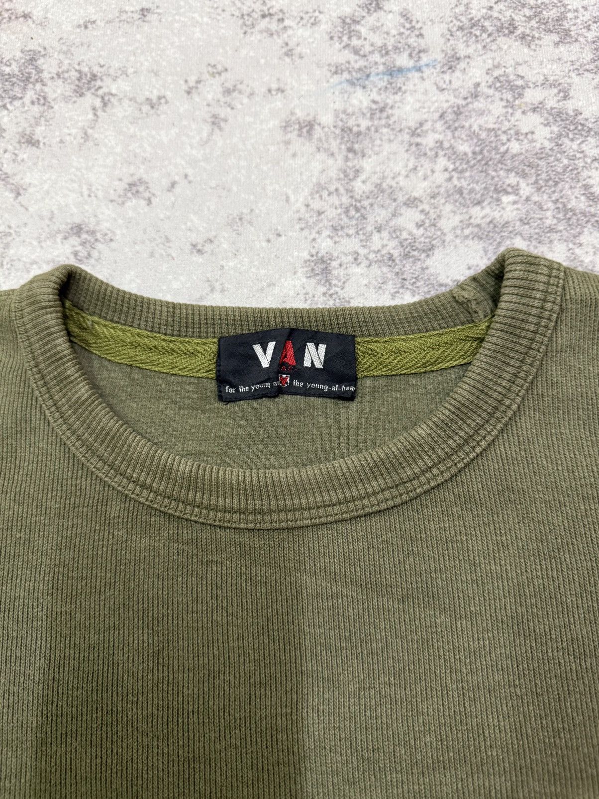 Van Vintage 90s VanJac fortheyoung embroidery Biglogo Sweatshirt Size US M / EU 48-50 / 2 - 6 Thumbnail