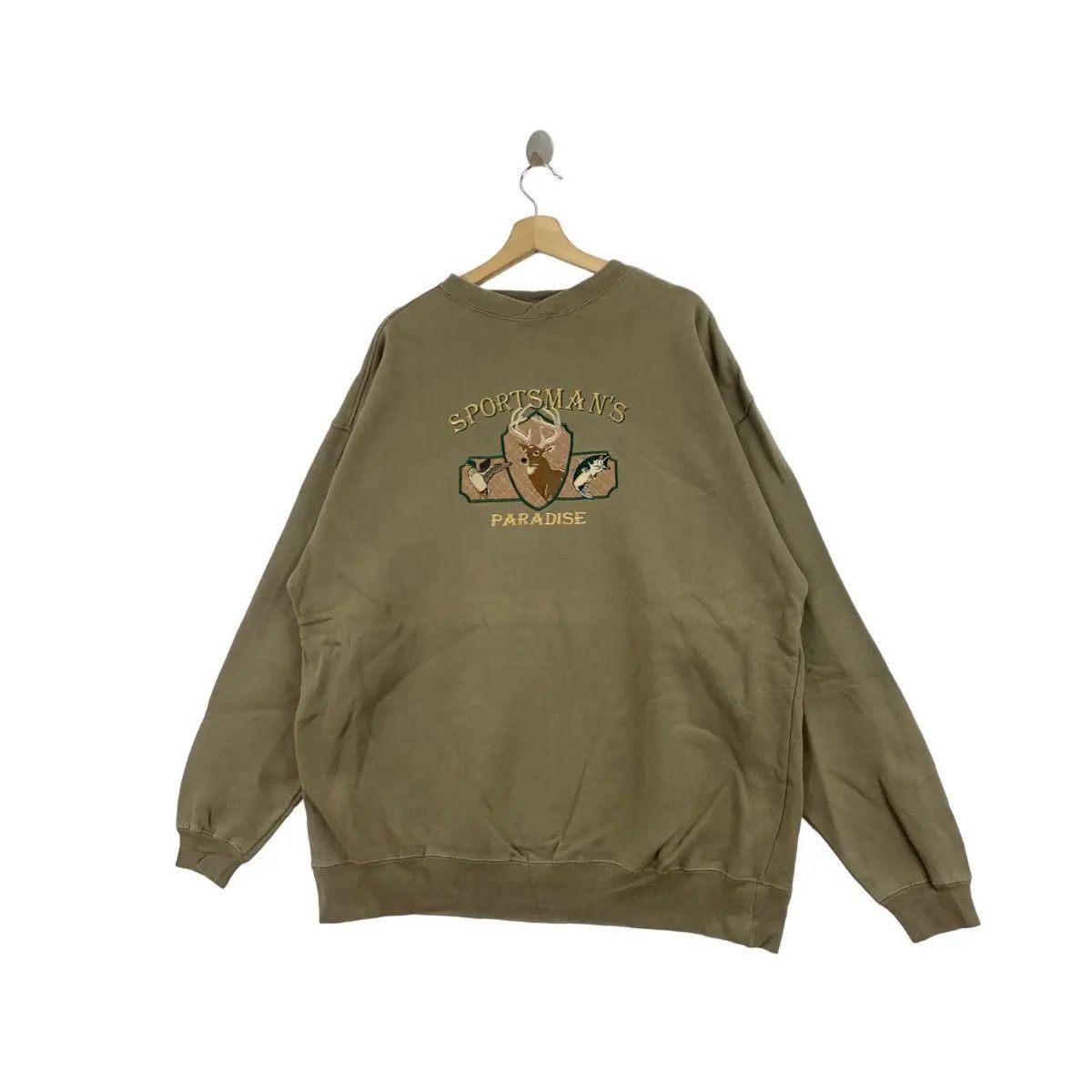Vintage Vintage 90’ LOST TERRAIN Sportsman Paradise Sweatshirt Size US XL / EU 56 / 4 - 5 Thumbnail