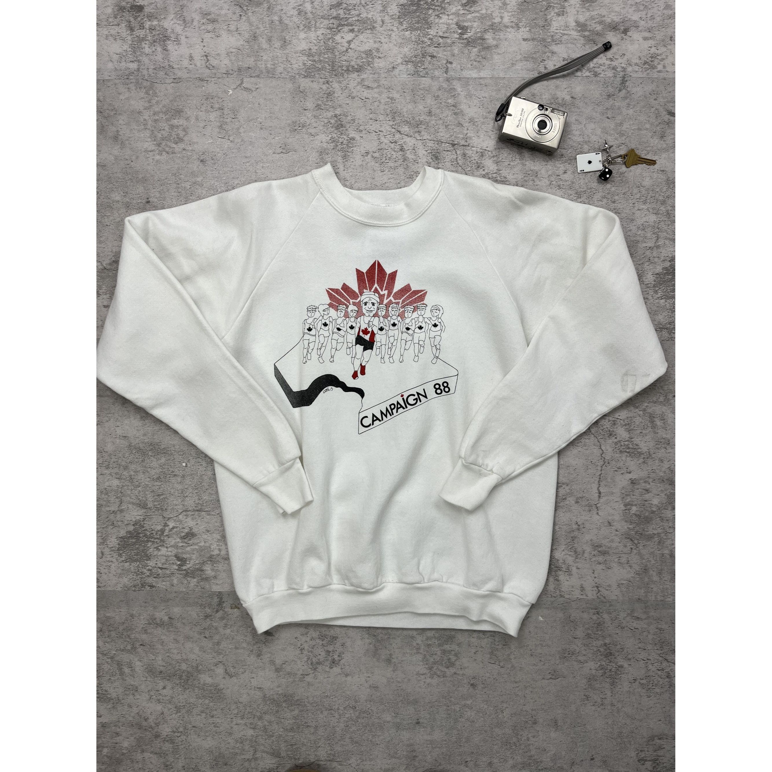 Other Vintage 80s Campaign Canada Crewneck Size US XL / EU 56 / 4 - 1 Thumbnail