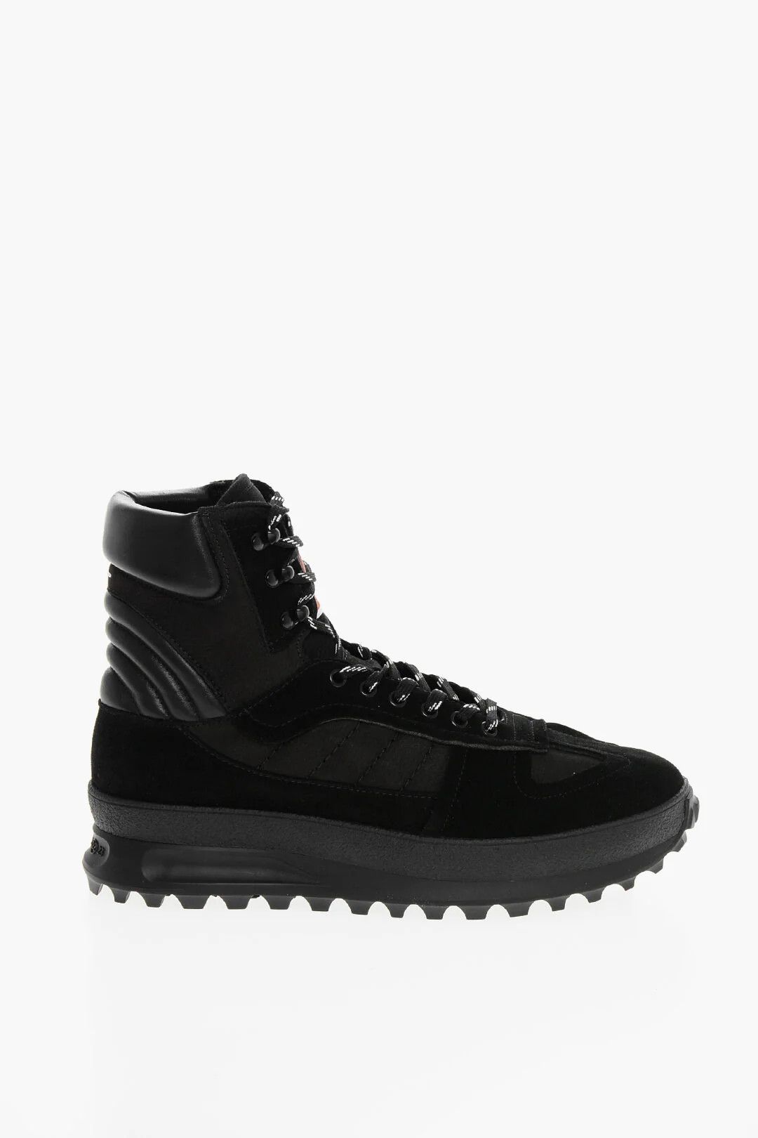 Maison Margiela og1mm0326 Leather Climber Hi-Top Sneakers in Black Size US 11 / EU 44 - 1 Thumbnail