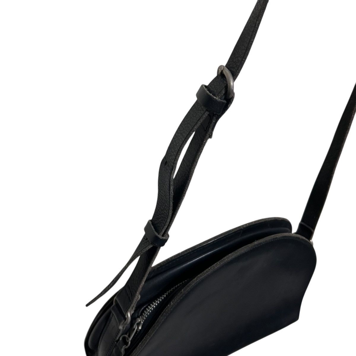 Yohji Yamamoto 702 00s Yohji Yamamoto Y'SACCS leather bag shoulder black Size ONE SIZE - 9 Thumbnail