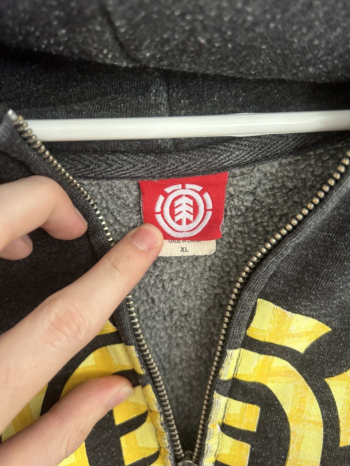 Element Vintage Element Logo Zip Up Hoodie Size US XL / EU 56 / 4 - 4 Thumbnail