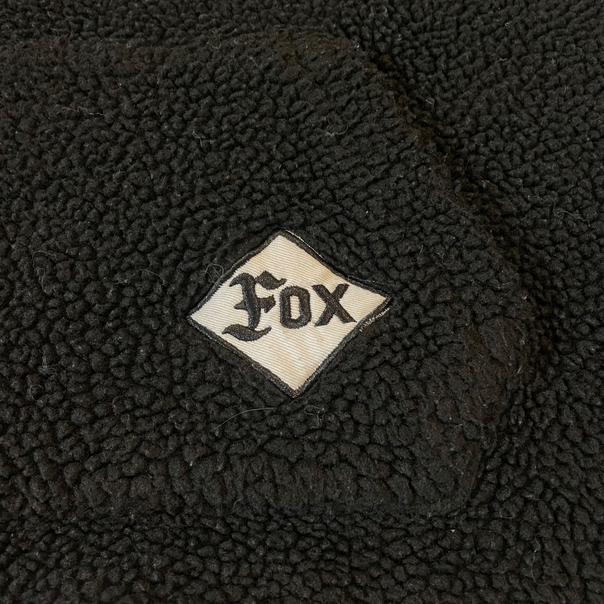 Fox Racing Fox Head Mens Black Hooded Faux Sherpa Lined Fleece Small Size US XXS / EU 40 - 4 Thumbnail