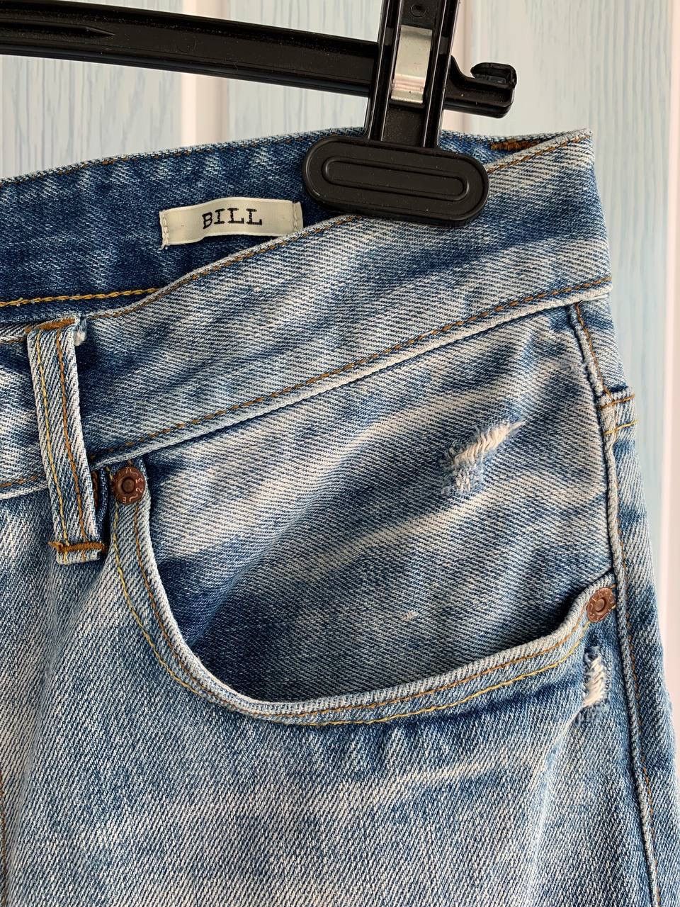 Emmett × Japanese Brand EMMETT Unisex E D Bill Lt Rip Wash 562/m Selvedge Jeans Size US 29 - 13 Thumbnail