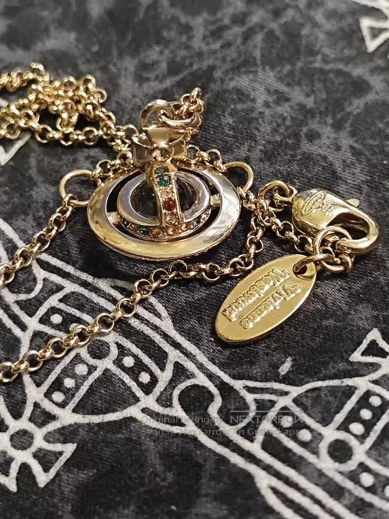 Vivienne Westwood vivienne westwood Golden Small Orb Necklace Size ONE SIZE - 2 Thumbnail
