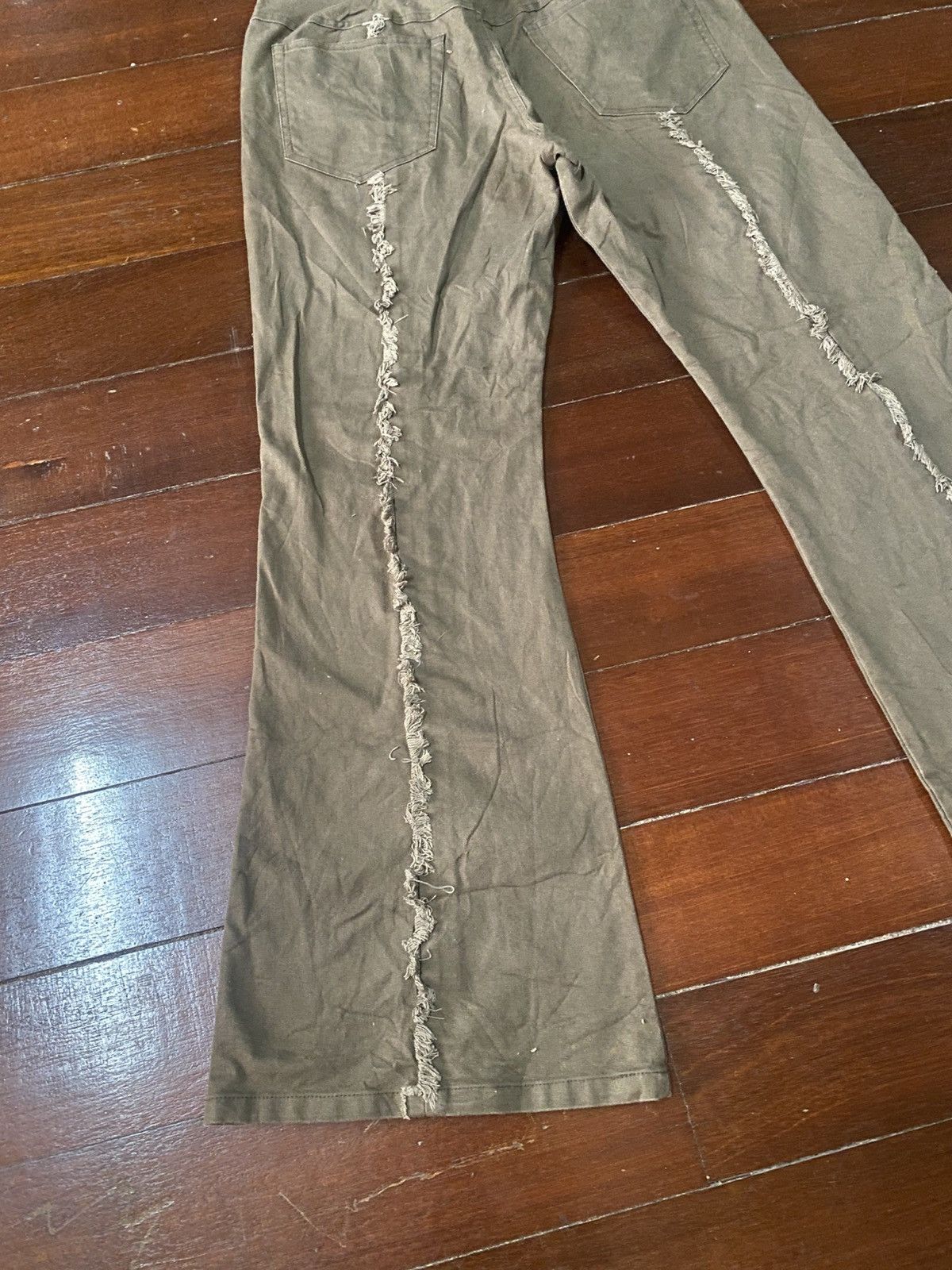 If Six Was Nine Flare Pants orange juice Bondage Cargo Pant Bootcut Size US 33 - 10 Thumbnail