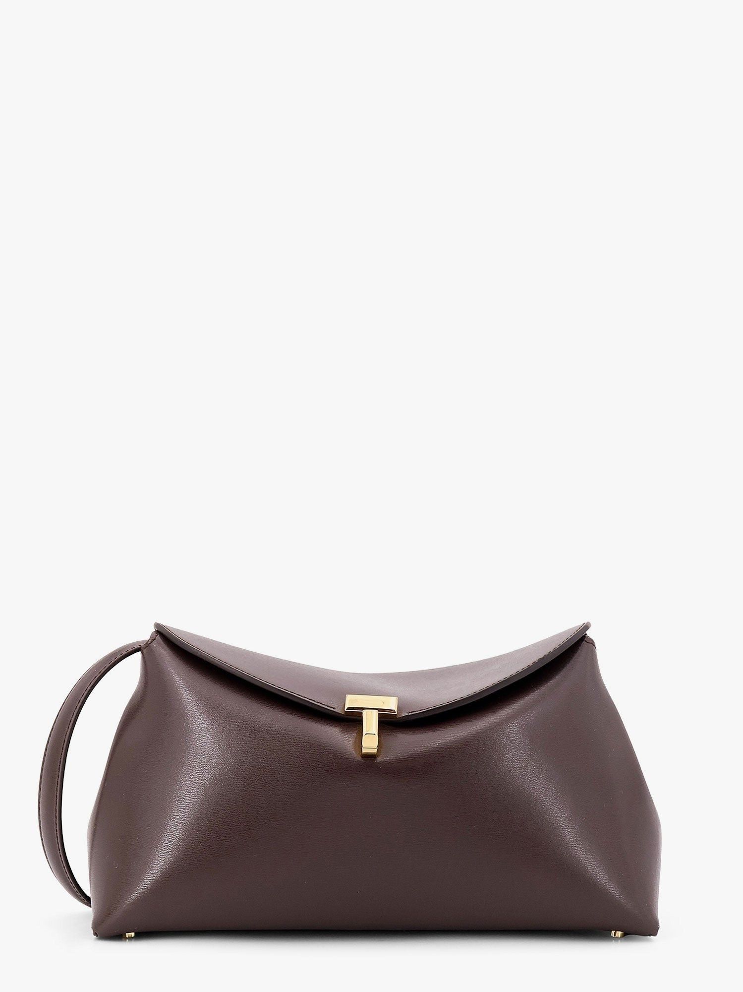 Toteme T-Lock Clutch Leather Crossbody Bag Size ONE SIZE - 1 Thumbnail