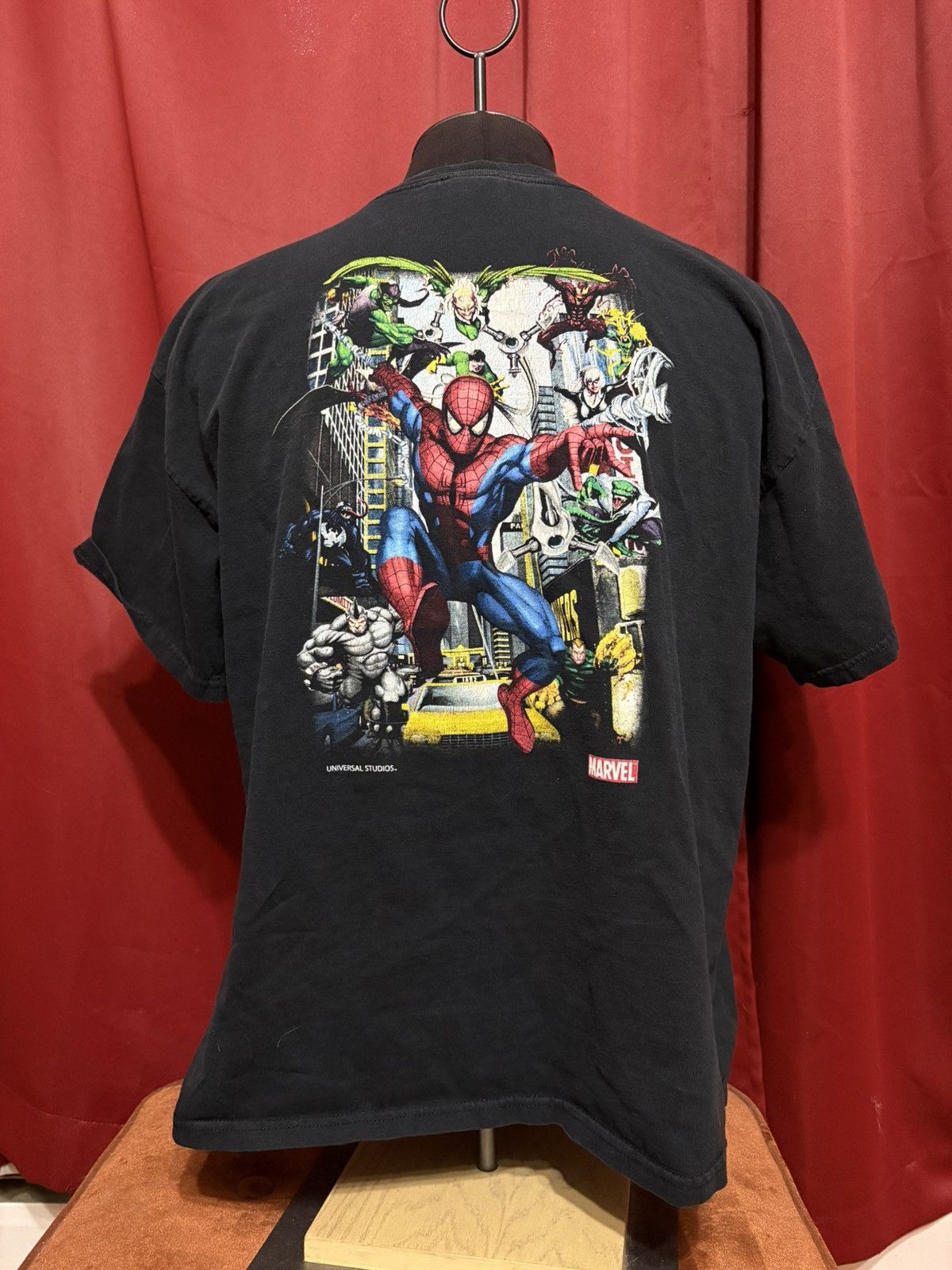 Vintage Spiderman Shirt Universal Studio Marvel Comics Grail