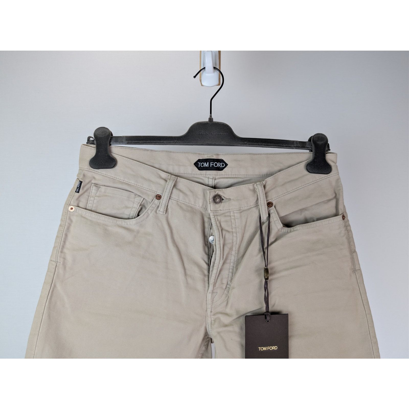 Tom Ford o1rshd1 Slim-Fit Denim Jeans in Camel Size US 34 / EU 50 - 3 Thumbnail