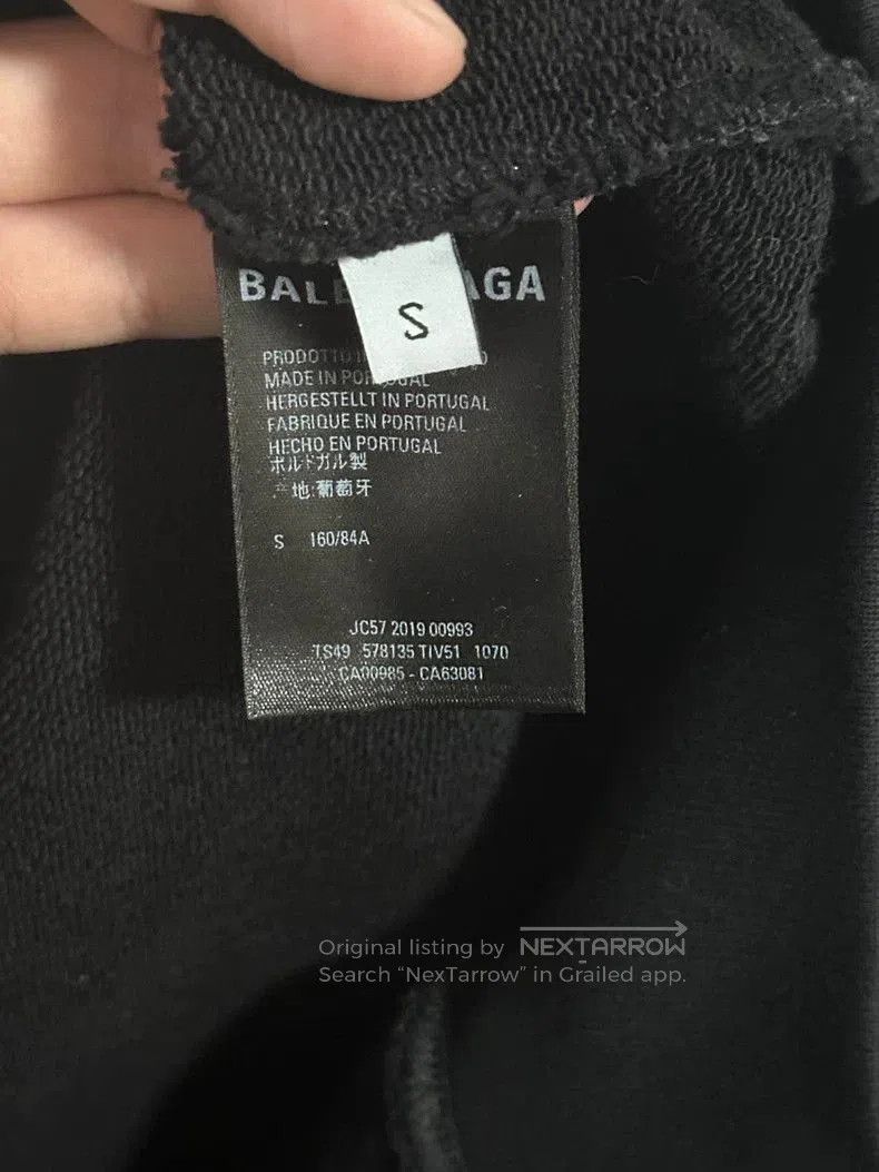 Balenciaga Balenciaga Logo Long Sleeve Hoodie. Size US S / EU 44-46 / 1 - 3 Thumbnail