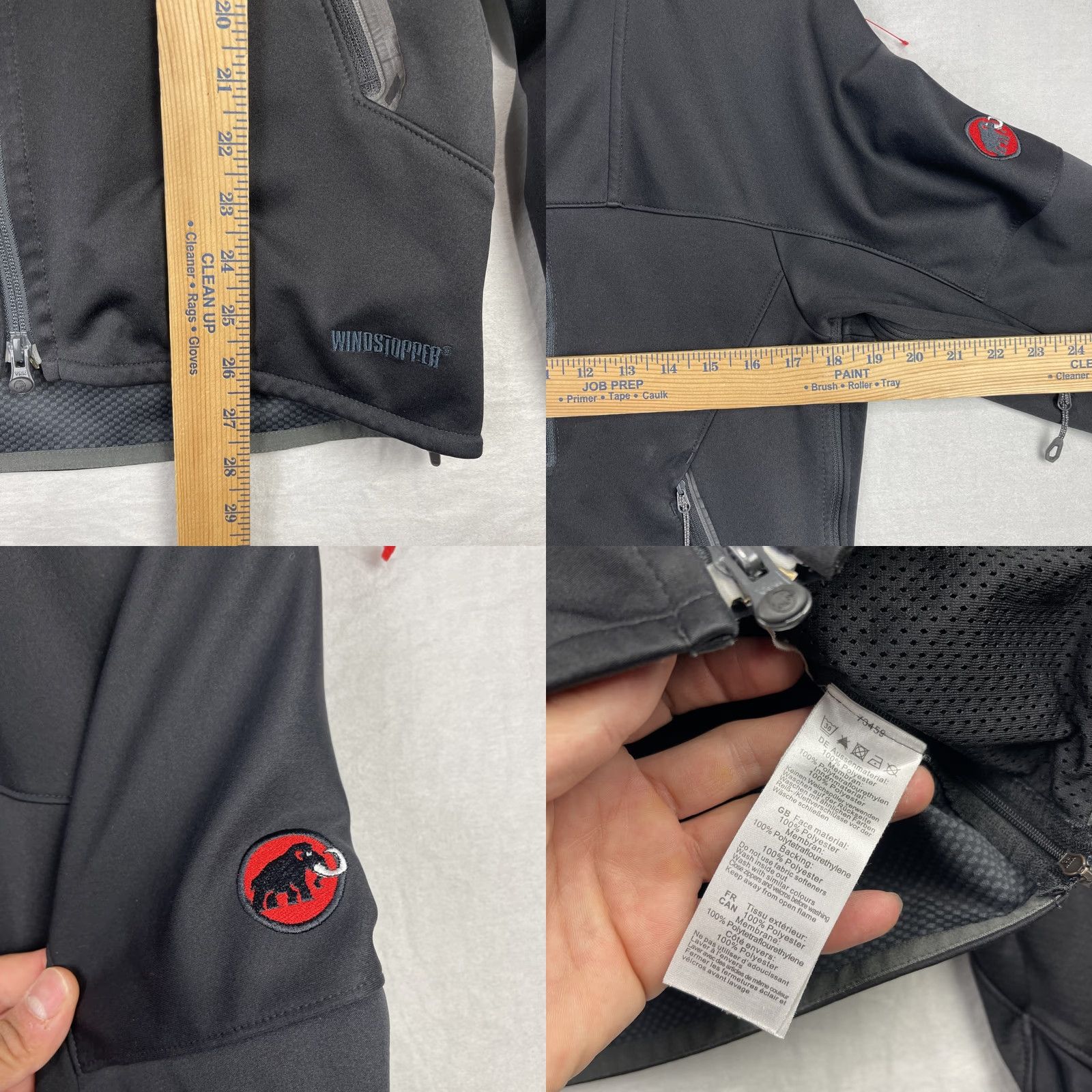 Mammut Mammut Jacket Womens Medium Black Ultimate Hoody Windstopper Full Zip Outdoor Size M / US 6-8 / IT 42-44 - 9 Thumbnail