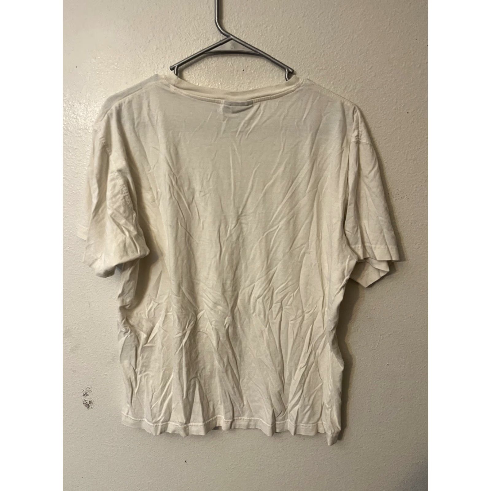 H&M H&M Logg T-Shirt Men Size Large White Crew Neck Short Sleeve Mens Size US L / EU 52-54 / 3 - 2 Thumbnail