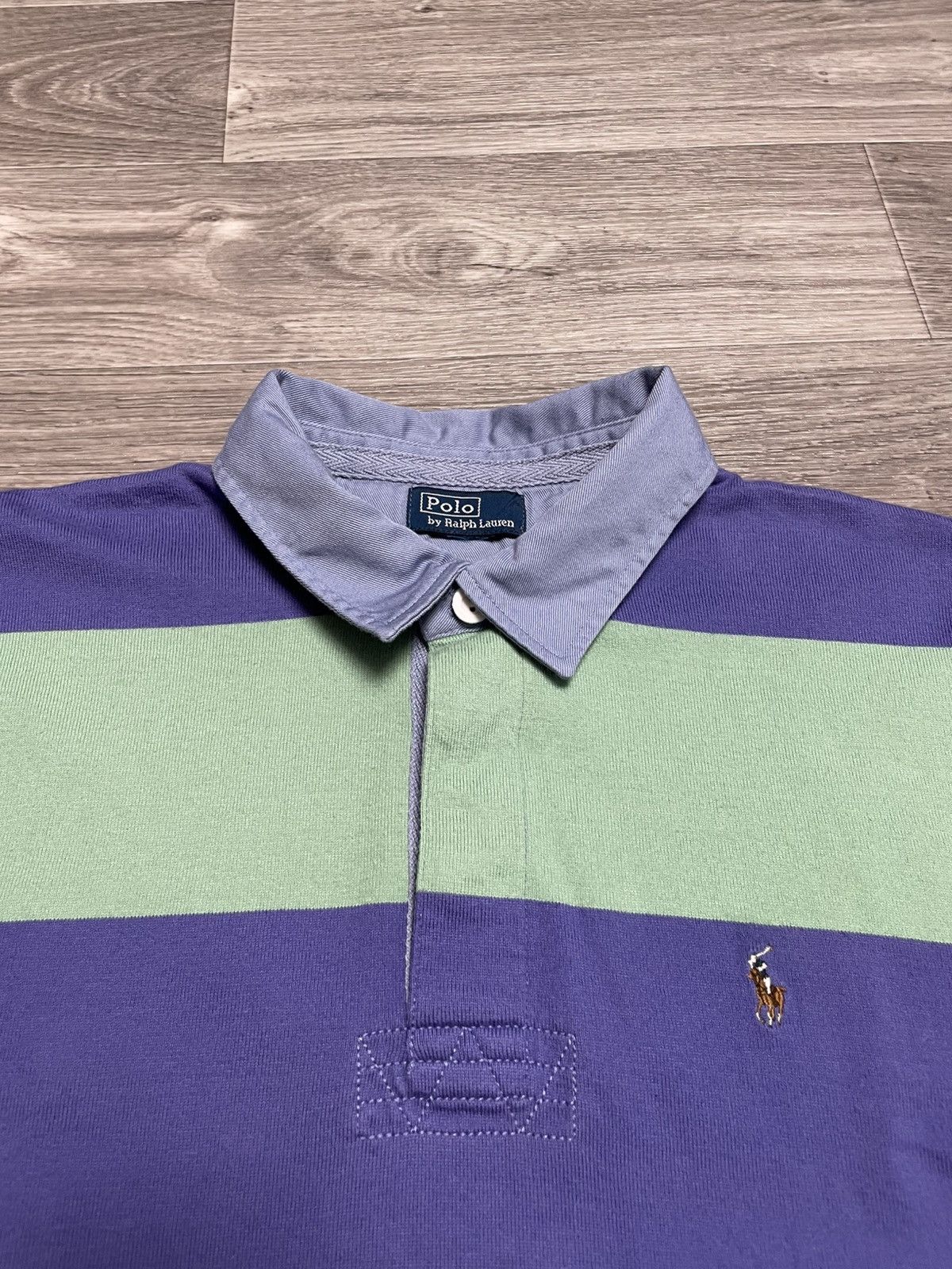 Rugby Ralph Lauren Vintage Polo Ralph Lauren Striped Rugby Polo Long Sleeve Y2K Size US S / EU 44-46 / 1 - 9 Thumbnail