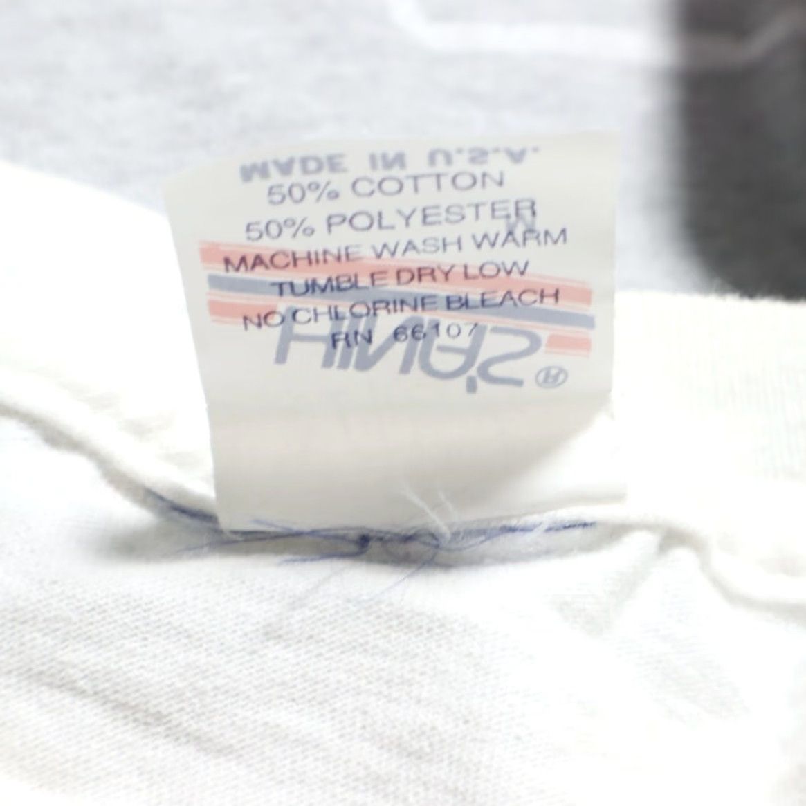 Vintage VINTAGE Hinas Las Vegas Graphic Solid T-Shirt White Men's M Size US M / EU 48-50 / 2 - 6 Thumbnail