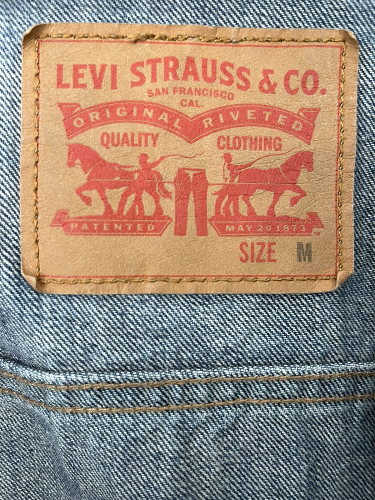Levi's Levi’s Denim Jean Jacket Vintage LVC Size US M / EU 48-50 / 2 - 9 Thumbnail