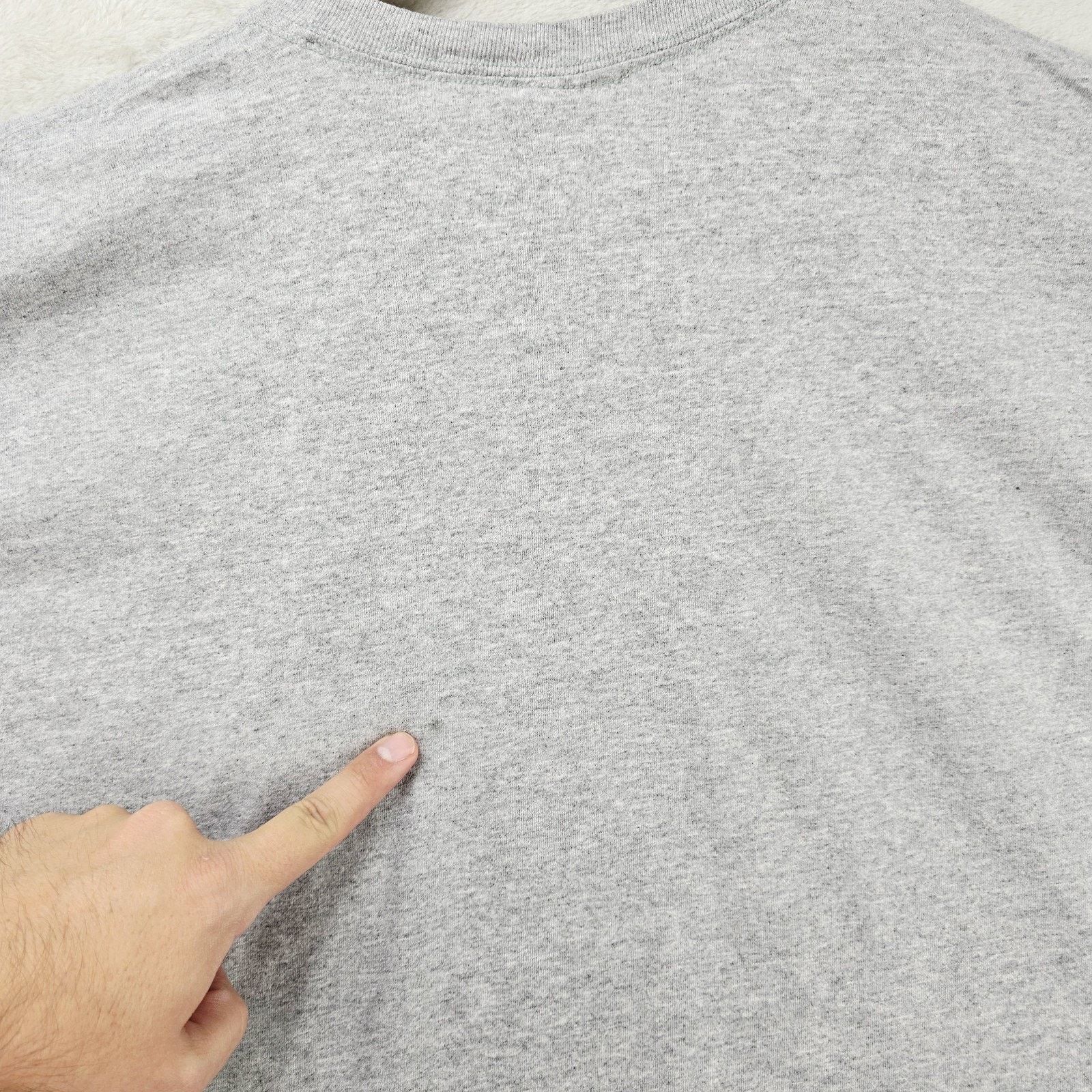 Hanes Vintage Jesus Christ Tough As Nails Shirt Mens XXL Grey God Size US XXL / EU 58 / 5 - 9 Thumbnail