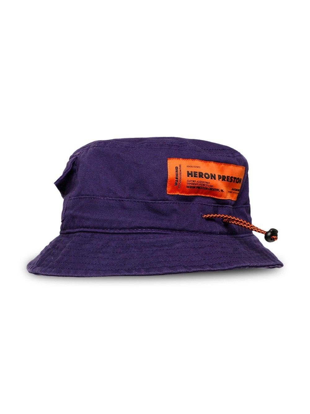 Heron Preston Heron Preston Purple Twill Bucket Hat Adult Unisex S/M NWT Size ONE SIZE - 2 Thumbnail