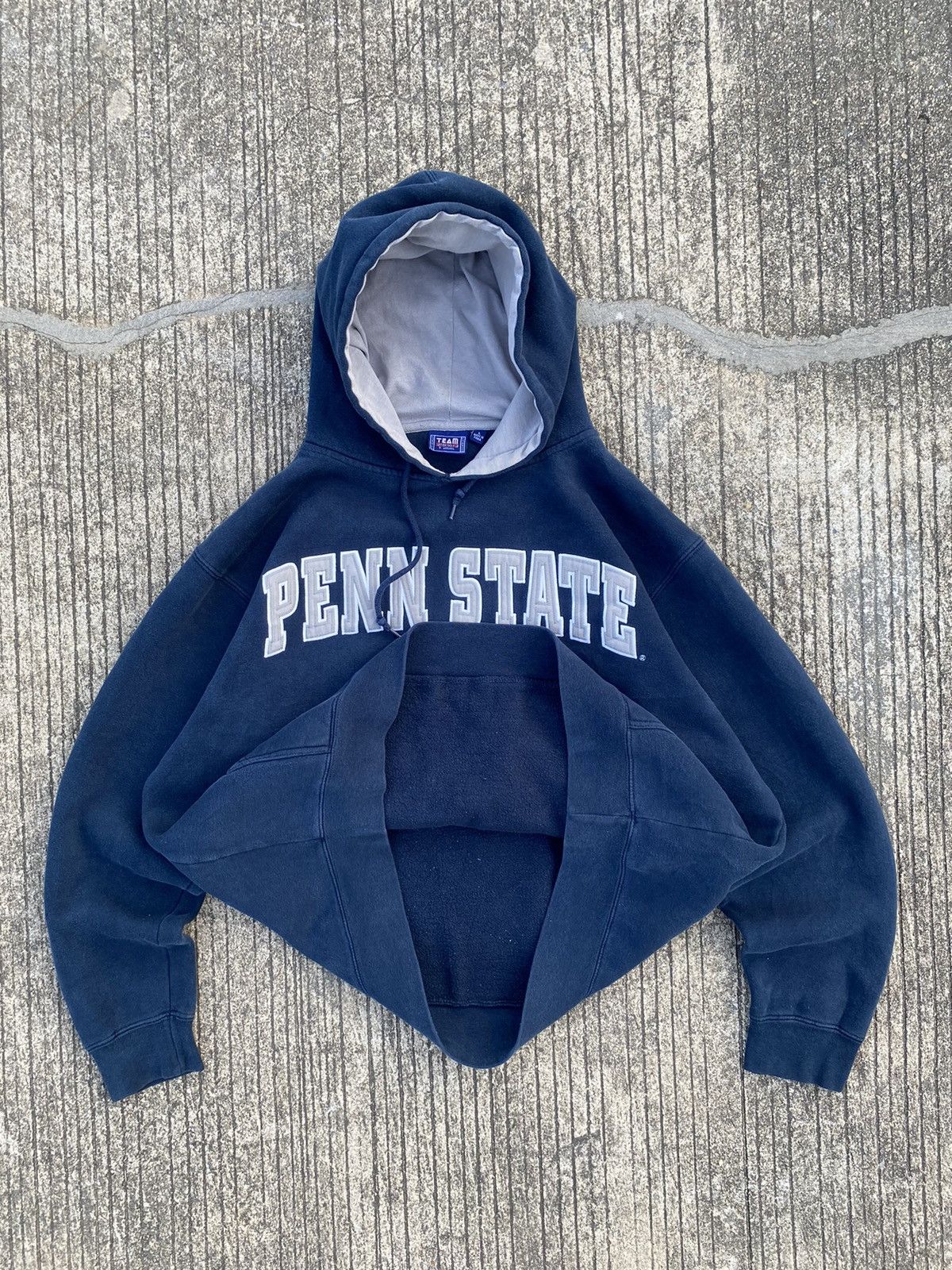 Russell Athletic VTG Boxy Faded PENN STATE Hoodie Size US L / EU 52-54 / 3 - 5 Thumbnail