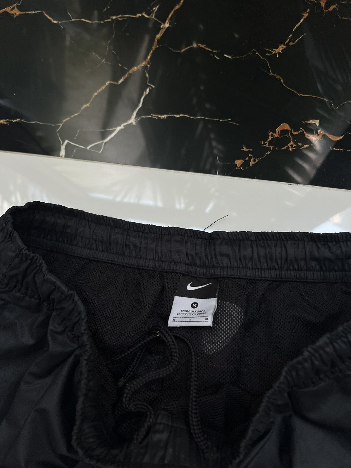 Nike × Vintage 90’s NIKE TEAM RARE Y2K SWOOSH POGO BAGGY PANTS GORPCORE Size US 32 / EU 48 - 5 Thumbnail