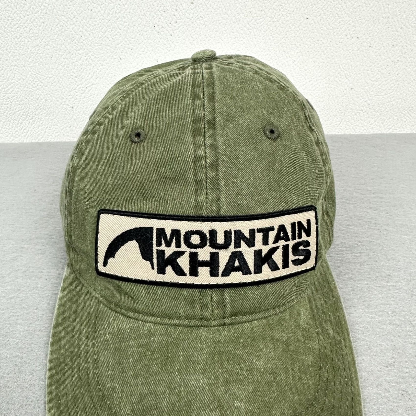 Vintage Mountain Khakis Hat Cap Strap Back Men Green Richardson Logo Patch Outdoor Size ONE SIZE - 2 Thumbnail