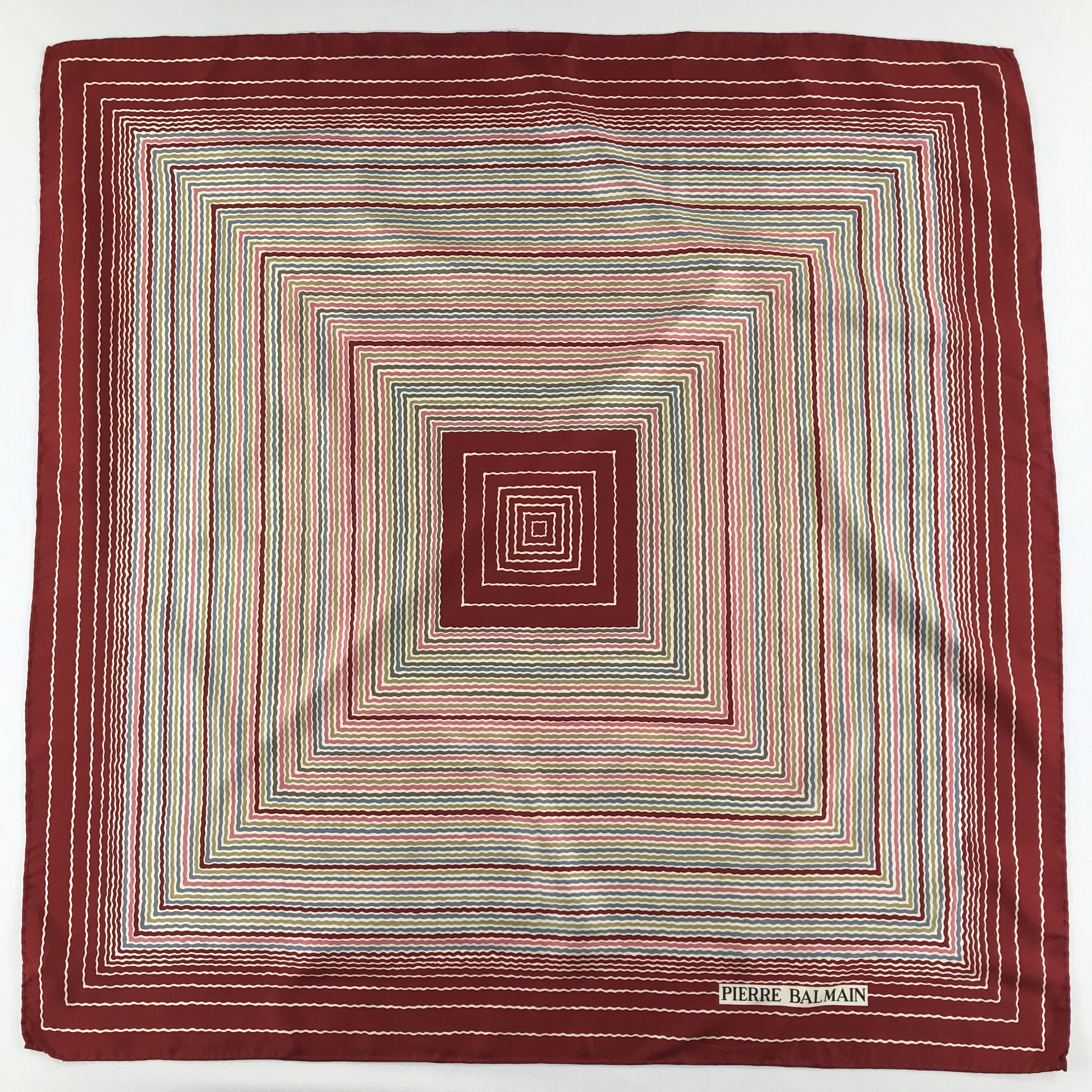 Pierre Balmain Vintage Pierre Balmain Silk Scarf Size ONE SIZE - 2 Thumbnail