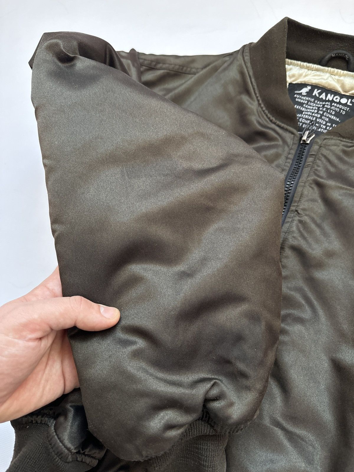 Kangol Vintage Kangol MA-1 Bomber Jacket Cropped Oversized Rare Size US M / EU 48-50 / 2 - 22 Thumbnail