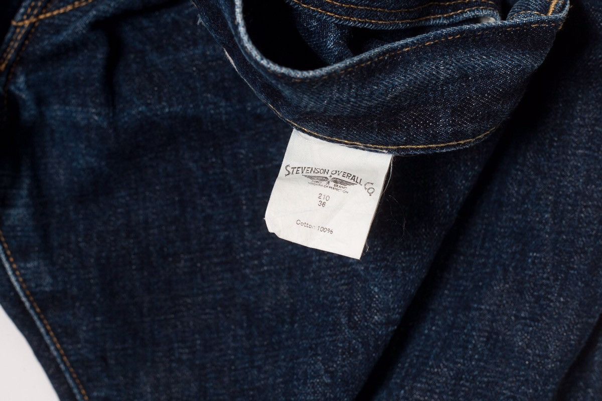 Stevenson Overall Co. STEVENSON 210 Big Sur Selvedge 14oz Jeans Slim Tapered Size US 36 / EU 52 - 5 Thumbnail