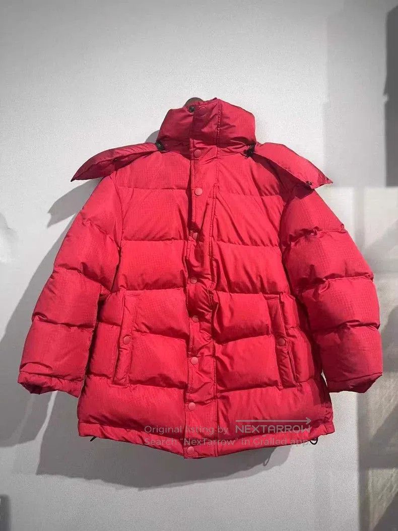 Balenciaga Back Embroidered Logo Down Jacket