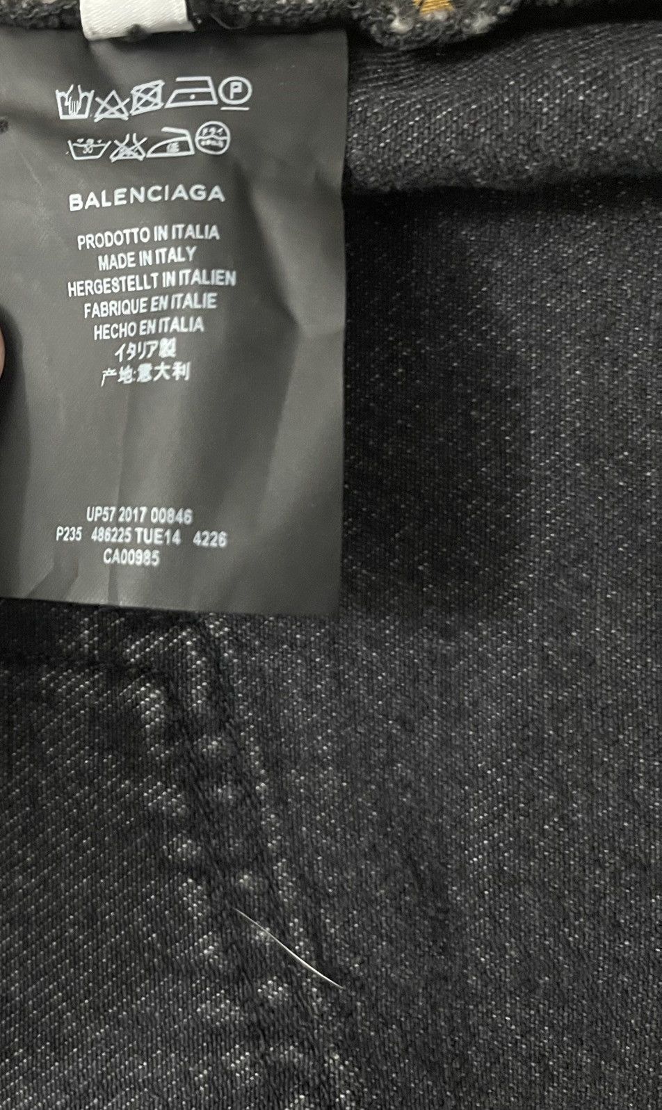 Balenciaga 2017 Balenciaga Straight-leg jeans Size US 29 - 6 Thumbnail