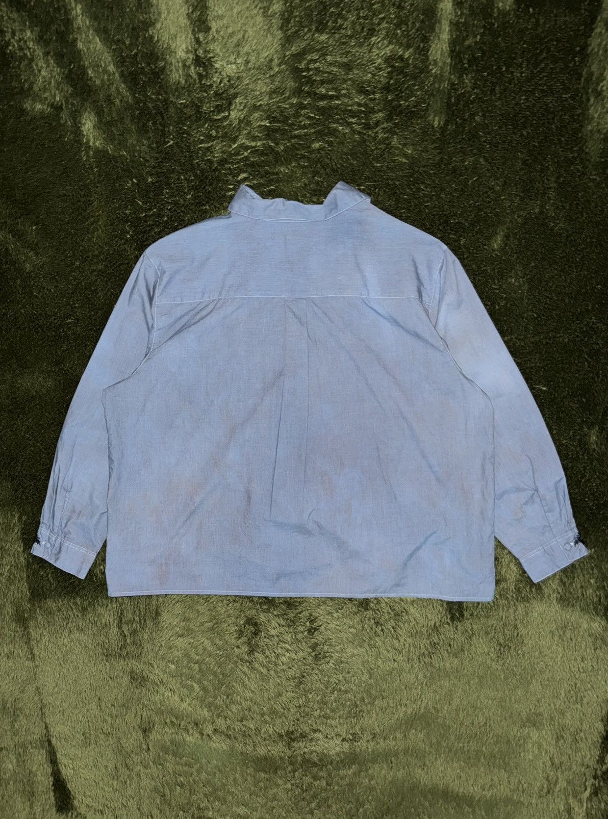 Japanese Brand High Gate Japan Hand-Dye Embroidery Shirt Indigo Size US XL / EU 56 / 4 - 7 Thumbnail