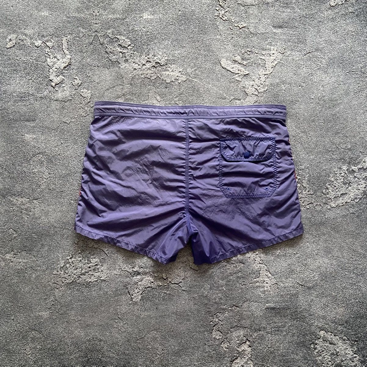 Moncler Moncler Men’s Swim Shorts Navy Blue Logo Side Stripe Size US 35 - 5 Thumbnail