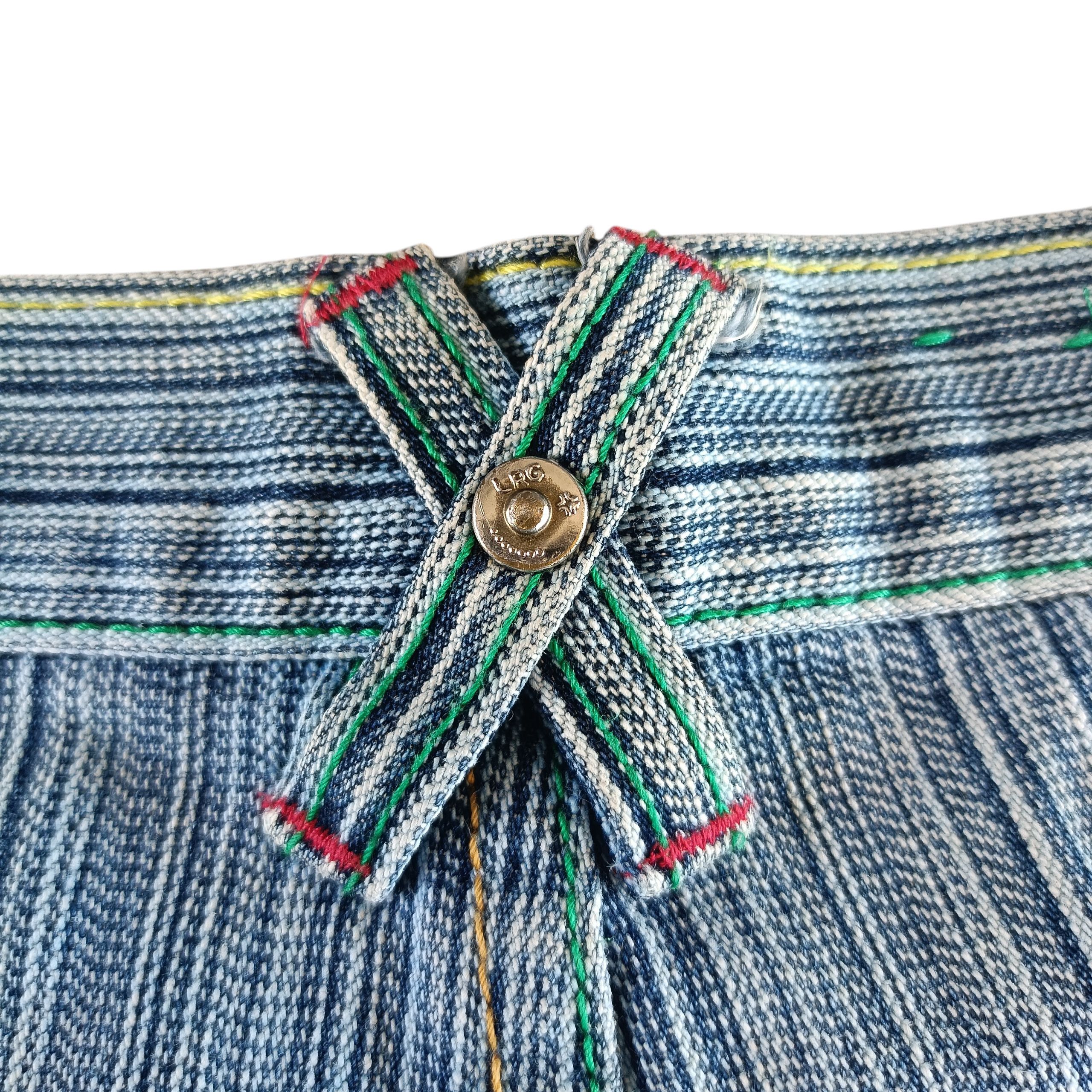 LRG LRG 'RASTA LION' HICKORY BAGGY JEANS Size US 37 - 9 Thumbnail