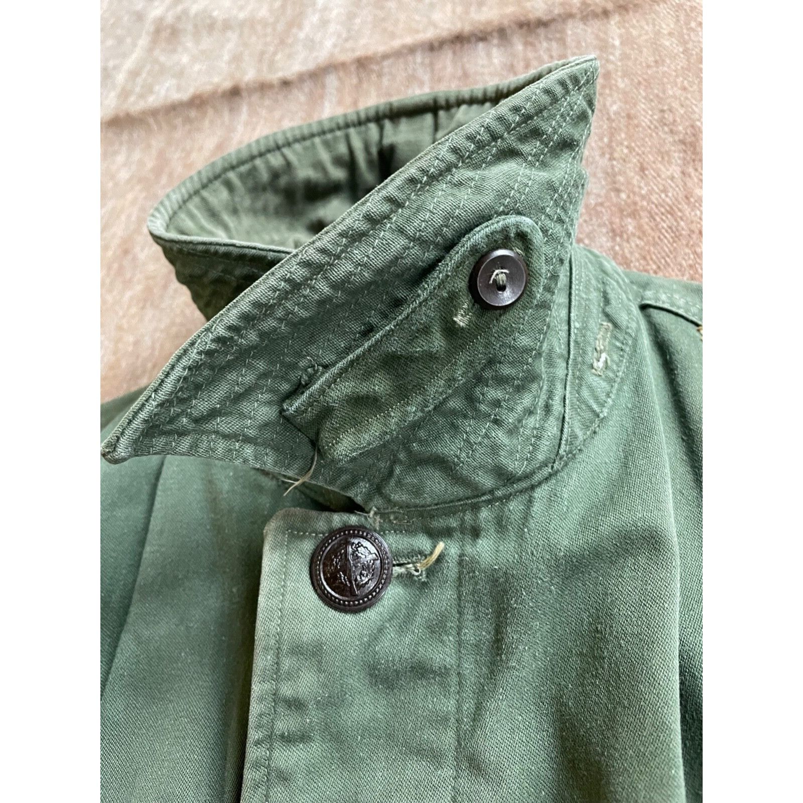 Vintage Vintage Military Army German Coat Jacket 8406AC Size US L / EU 52-54 / 3 - 6 Thumbnail
