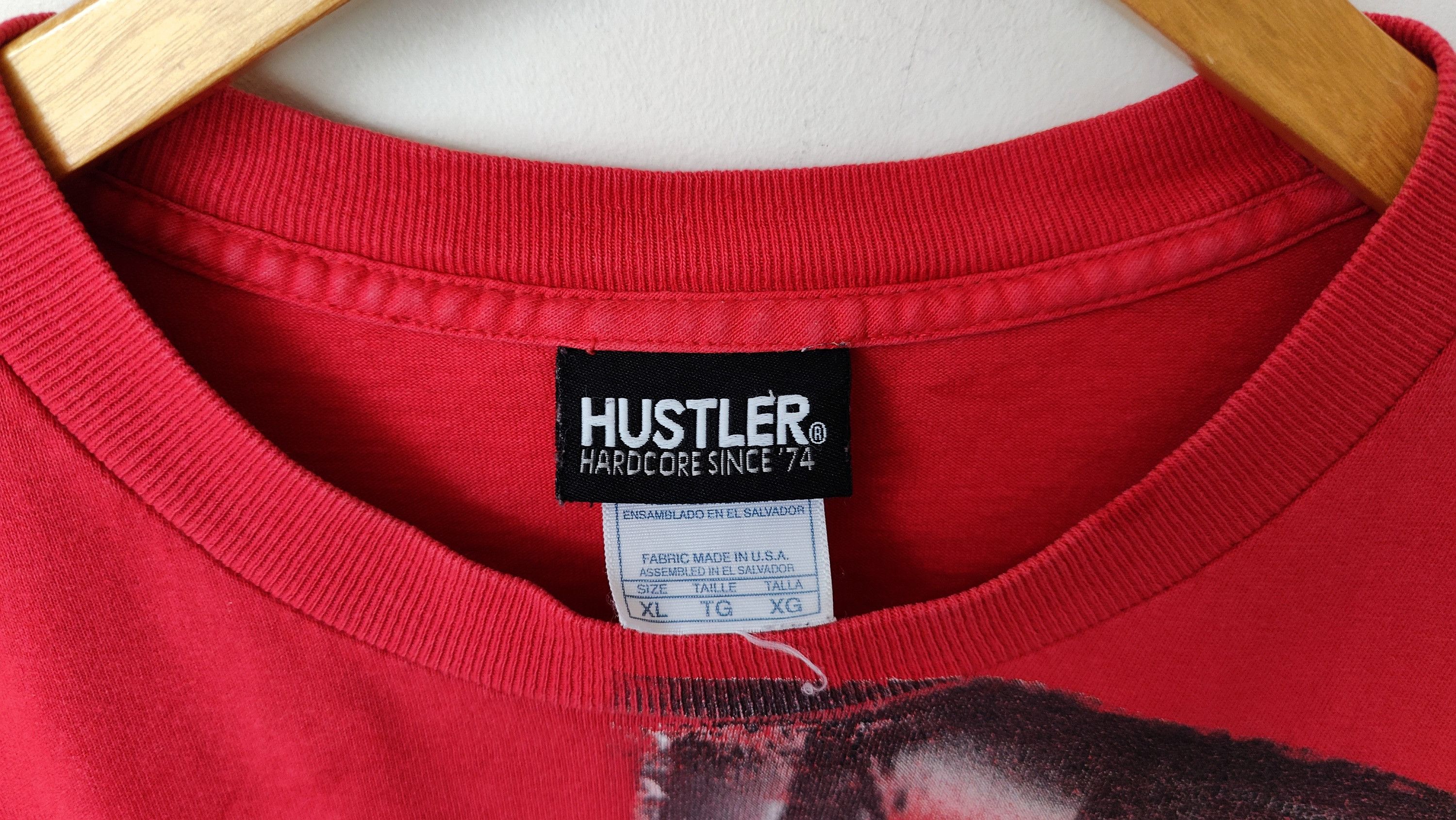 Vintage Hustler VTG 90s Porn Naked Girl Official Vintage tshirt Size US XL / EU 56 / 4 - 5 Thumbnail
