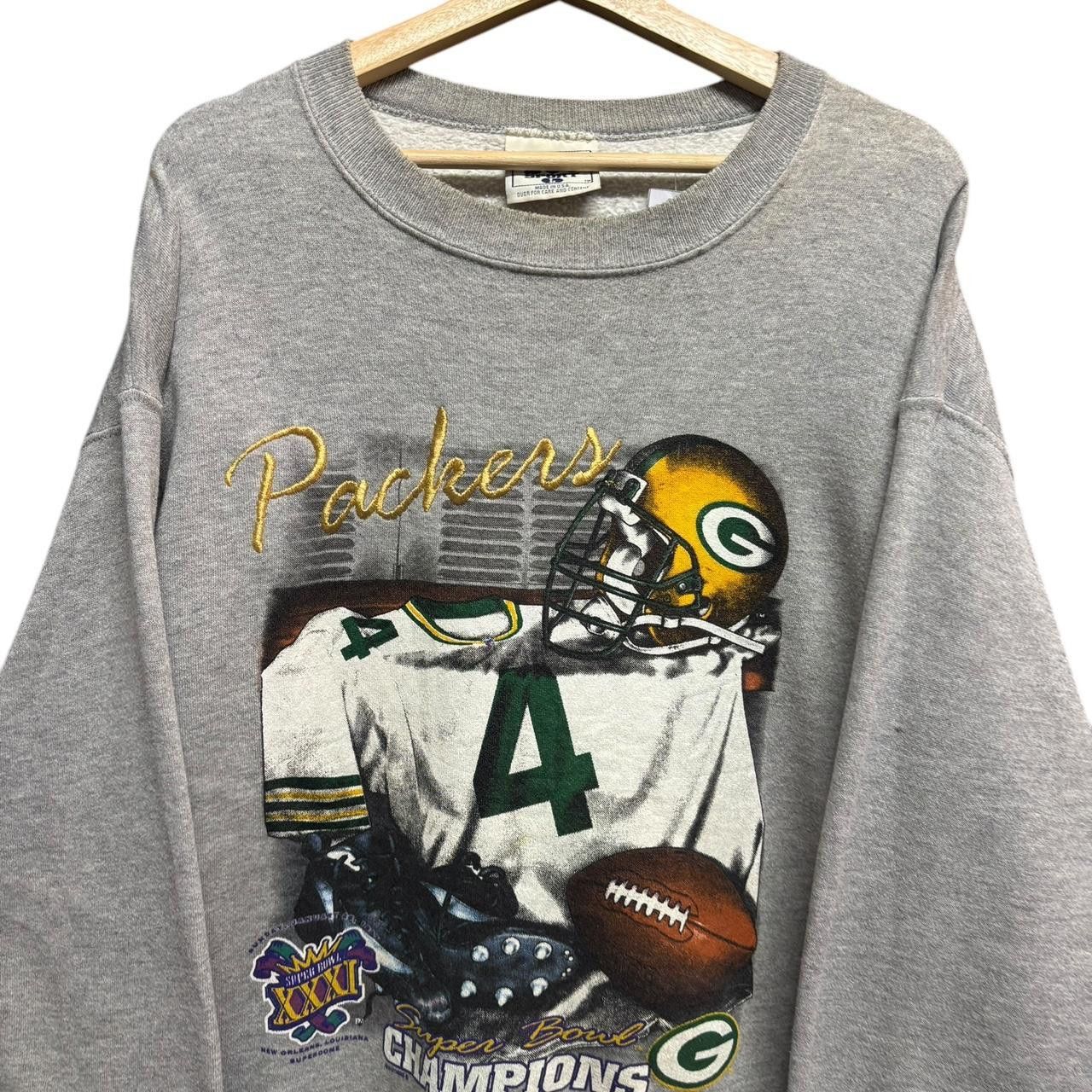 NFL × Vintage Vintage Green Bay Packer Sweatshirt size: L Size US L / EU 52-54 / 3 - 3 Thumbnail