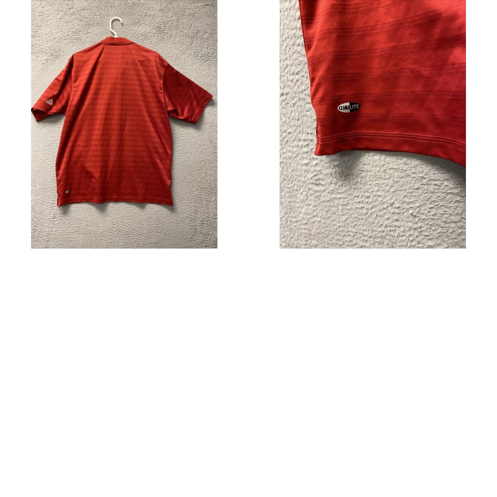 Adidas ADIDAS Huskies Soccer USA Golf Polo Shirt Adult L Red Mens Size US L / EU 52-54 / 3 - 8 Thumbnail
