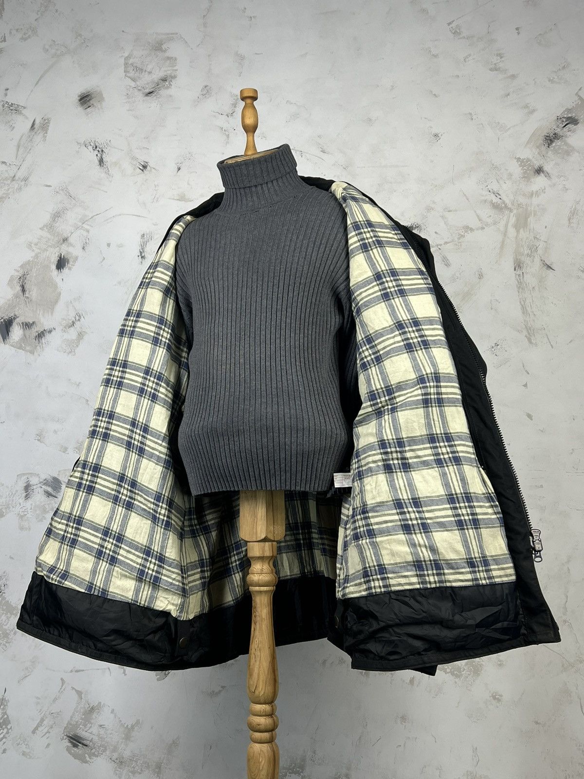 Vintage Vintage Richa Motorcycle Waxed Jacket Padded Riding Coat 5XL Size US XXL / EU 58 / 5 - 8 Thumbnail