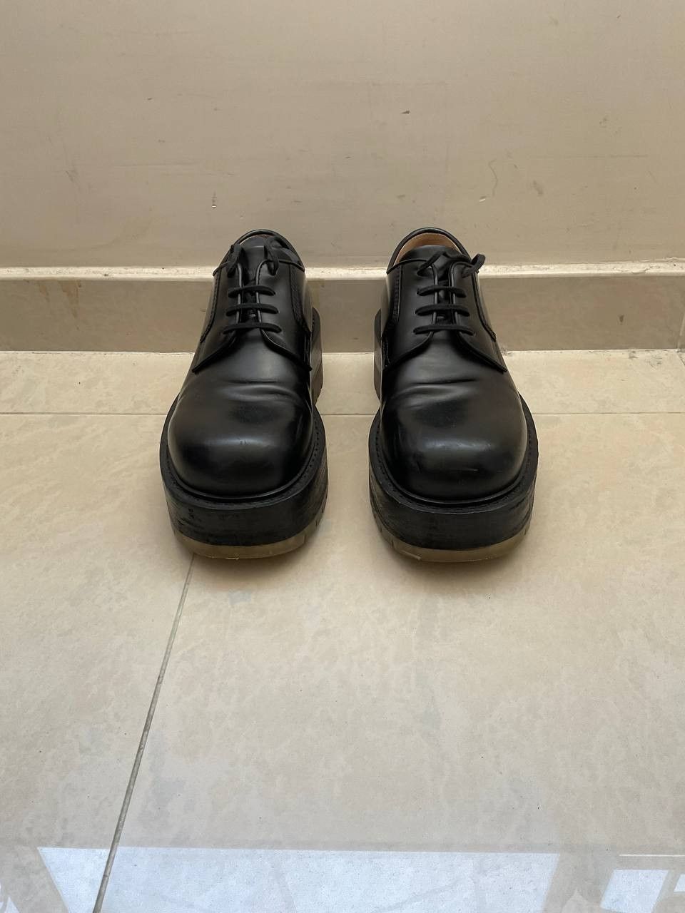 Bottega Veneta Stilt Low Derby Platform Shoes Size US 7.5 / EU 40-41 - 2 Thumbnail