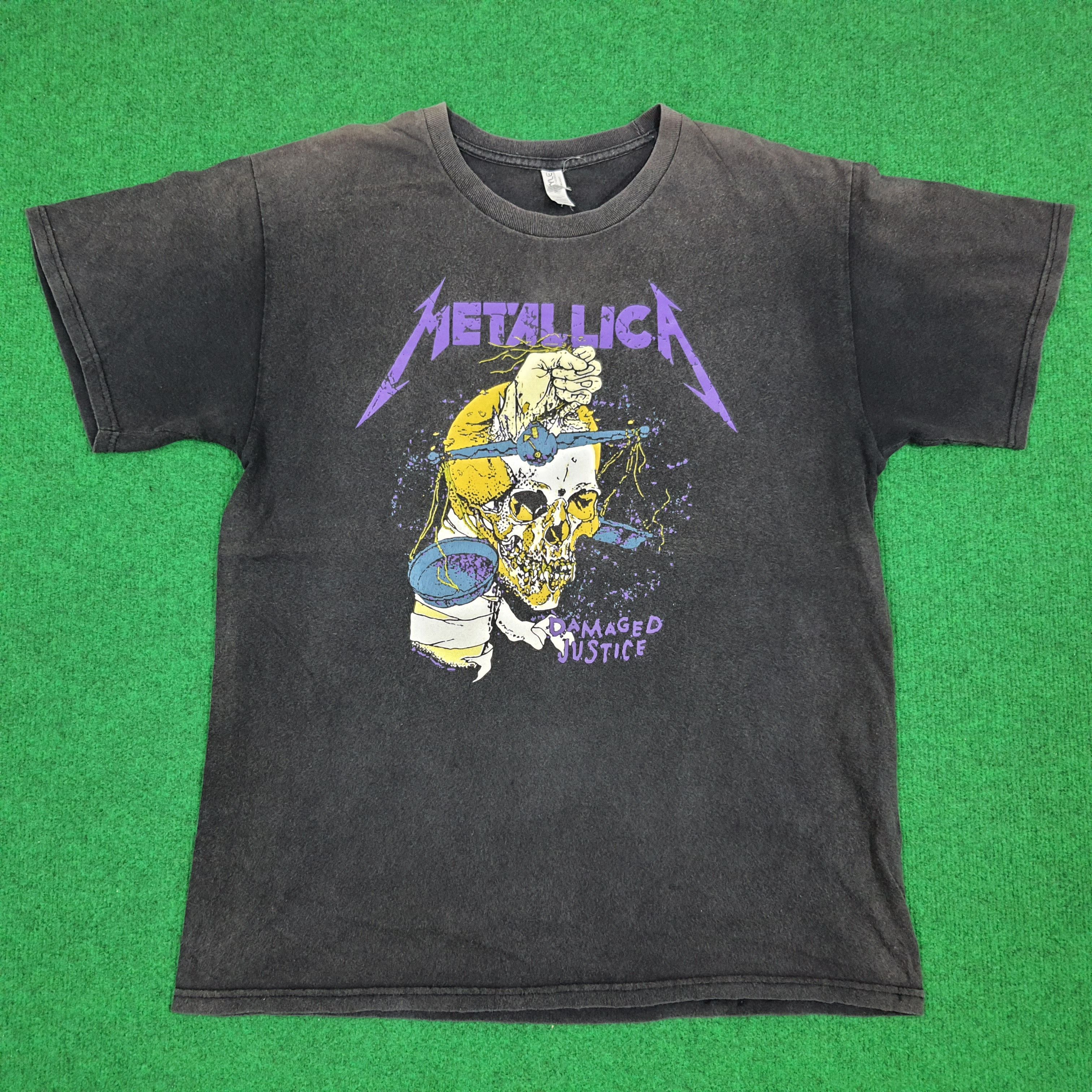 Band Tees × Vintage Vintage Matallica Band Damage Justice Rock Tshirt Size US L / EU 52-54 / 3 - 1 Thumbnail