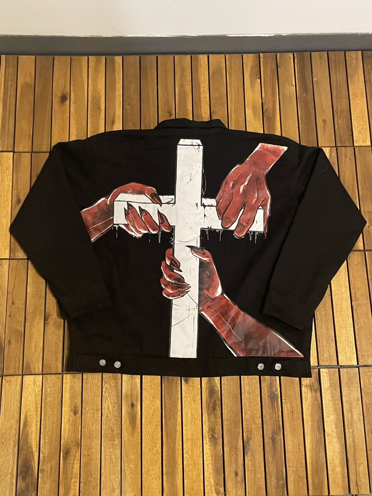 Unwanted Unwanted Collection Devil’s Grasp Lined Shirt Jacket Size US XL / EU 56 / 4 - 3 Thumbnail