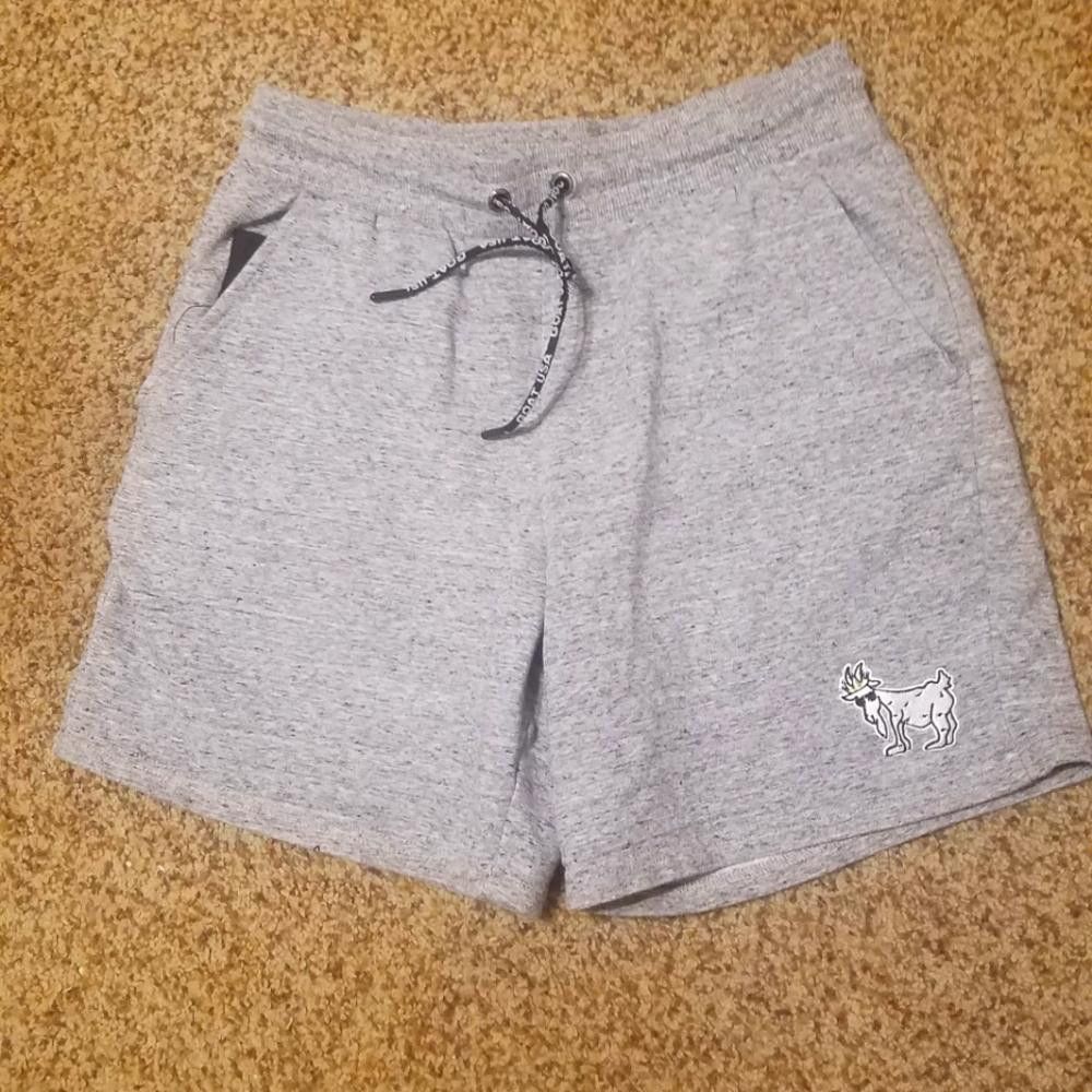 Designer Goat Gray Casual Shorts with Drawstring Medium Size US 32 / EU 48 - 1 Thumbnail