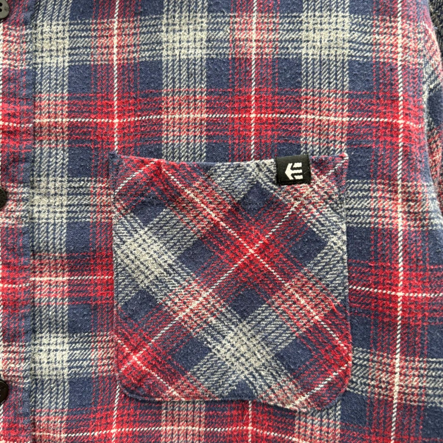 Etnies ETNIES Skateboarding Men's L Long Sleeve Plaid T-Shirt VTG Y2K 00s Skater Multicolor Size US L / EU 52-54 / 3 - 2 Thumbnail