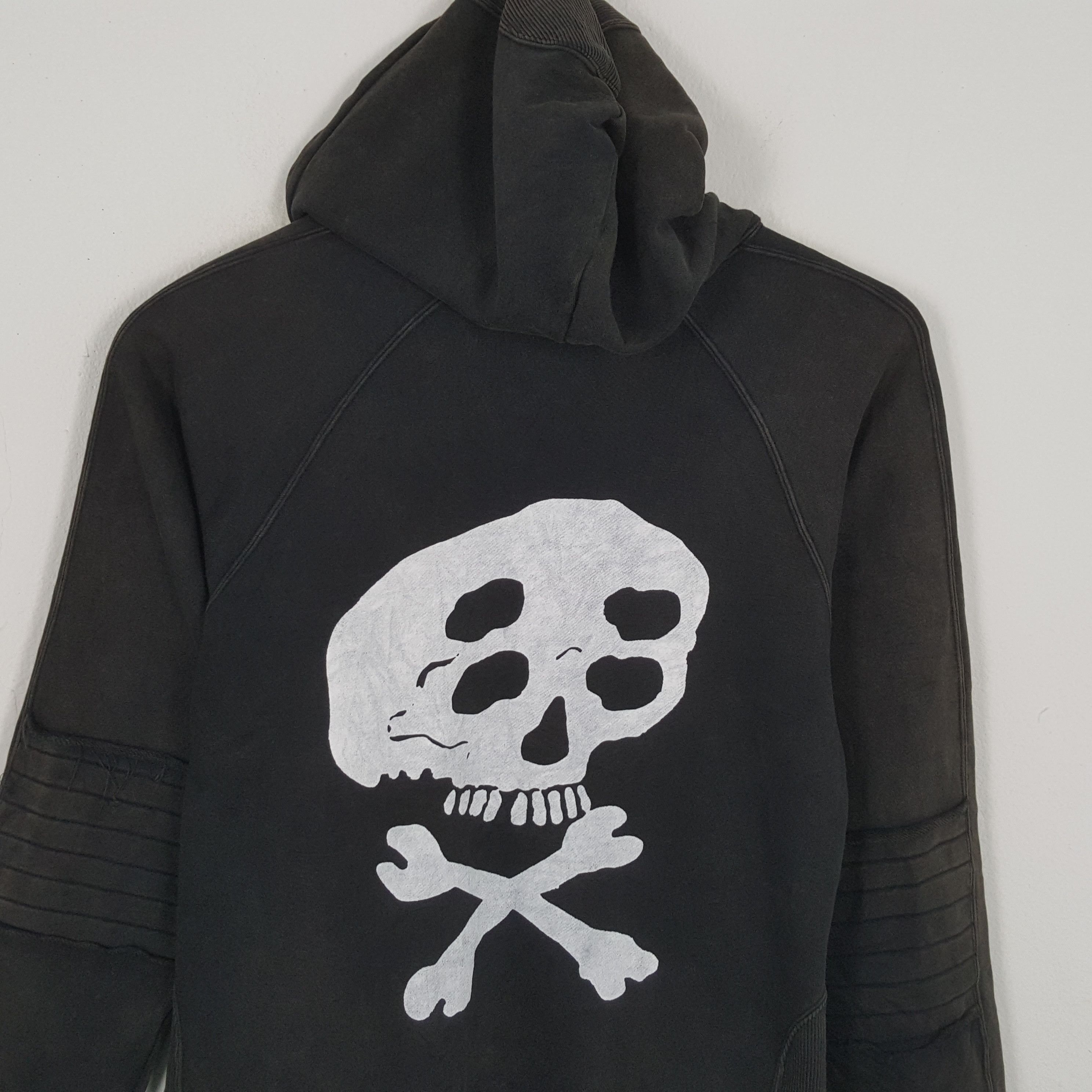 Japanese Brand × PPFM × Vintage PPFM X Custom SKULLS Design Style Zipper Hoodies Size US S / EU 44-46 / 1 - 2 Thumbnail