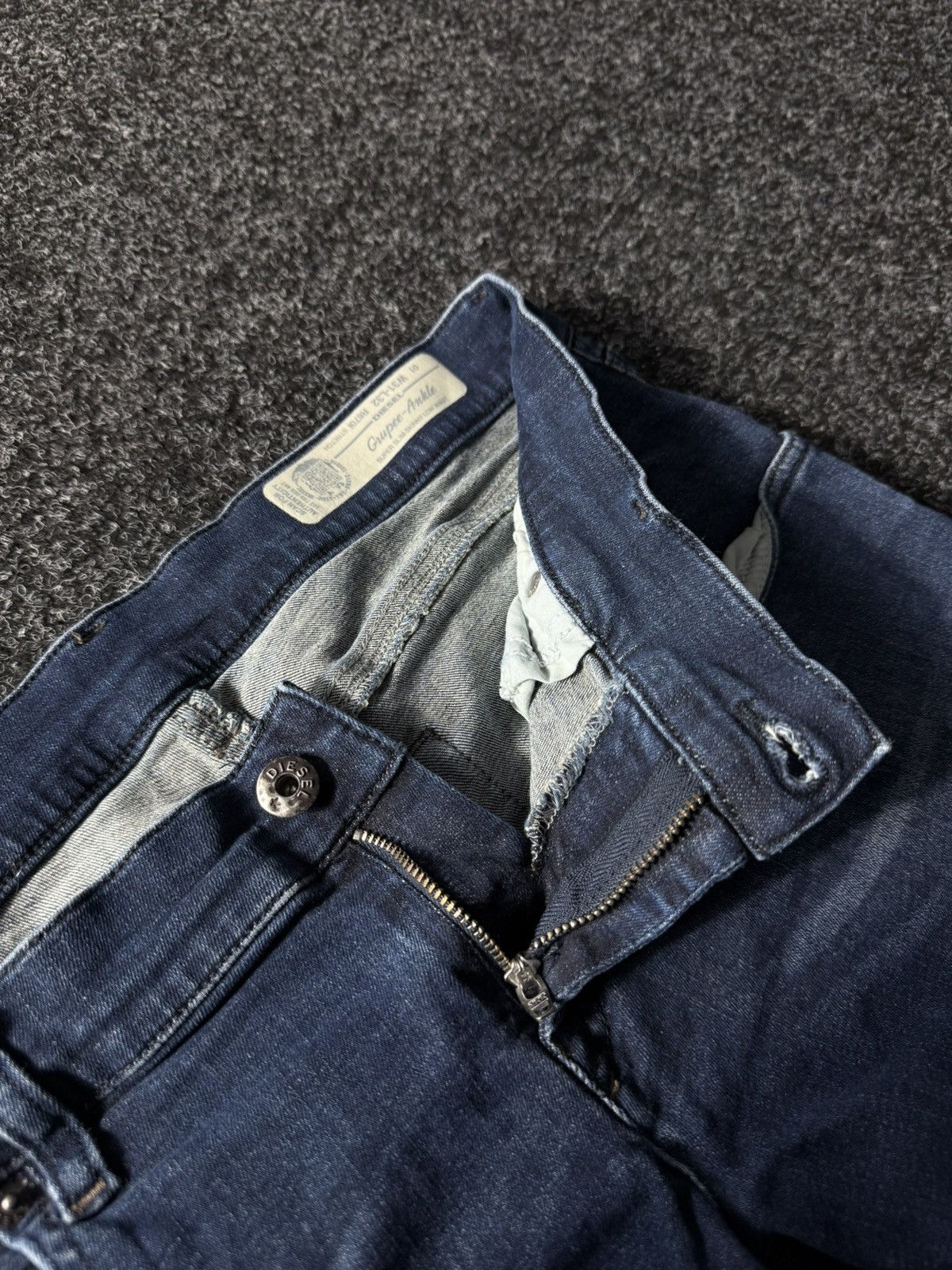 Diesel × If Six Was Nine × Vintage Vintage 90s Y2K Distressed Diesel Industry Jeans baggy pants Size 31" - 7 Thumbnail