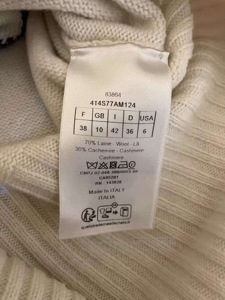 Dior Dior Autumn and Winter Ski Series Butterfly Pattern Pullov Size XS / US 0-2 / IT 36-38 - 8 Thumbnail