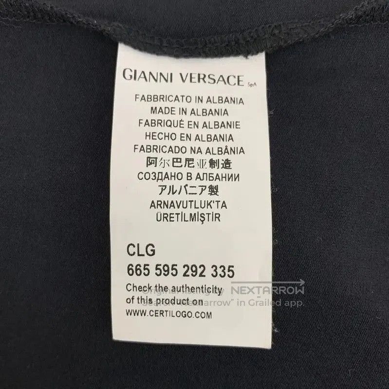 Versace Versace Black Cotton T-Shirt with Lion Design . Size L / US 10 / IT 46 - 6 Thumbnail