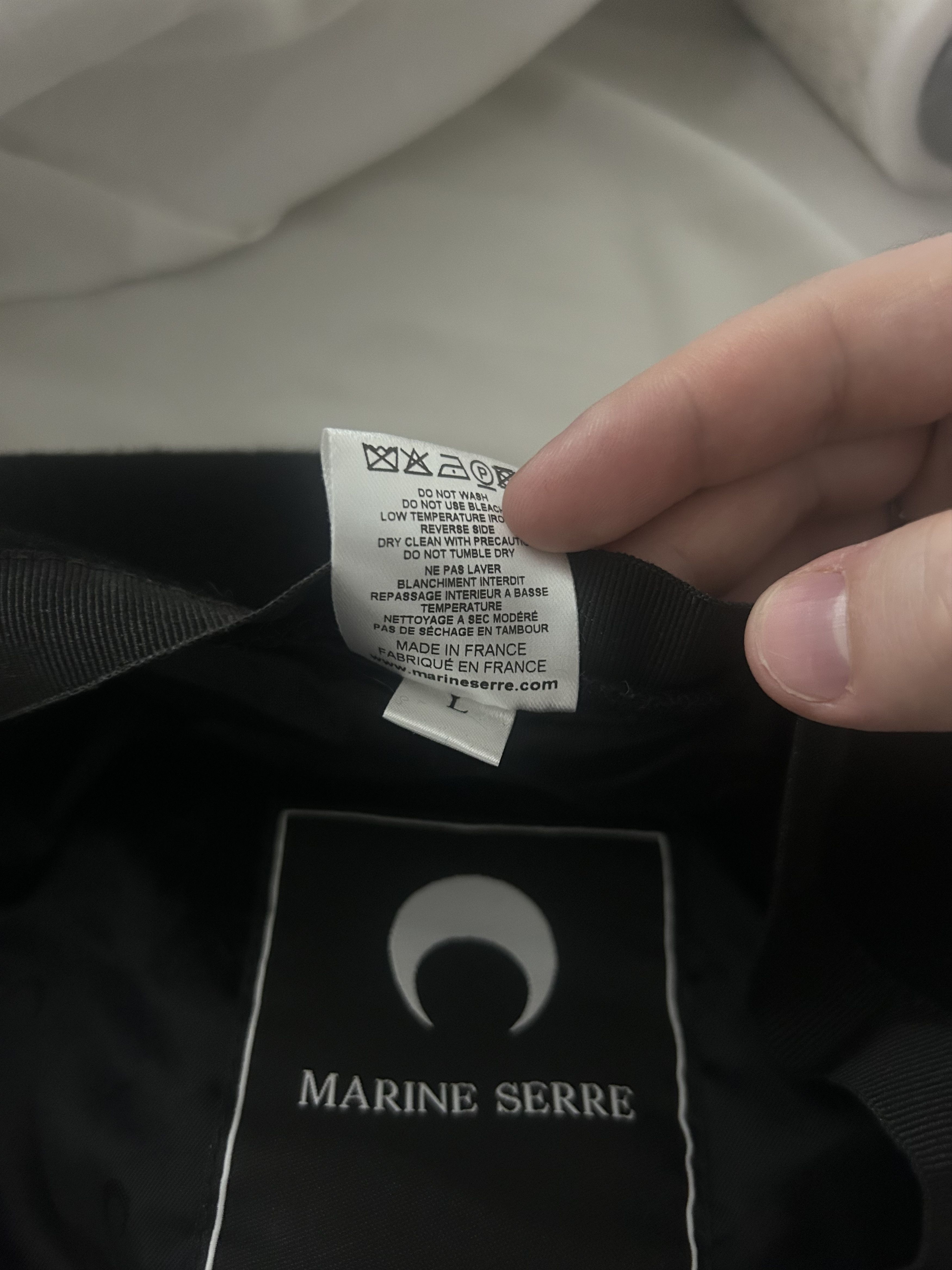 Marine Serre Marine Serre Black Embroidered Beret Size ONE SIZE - 5 Thumbnail