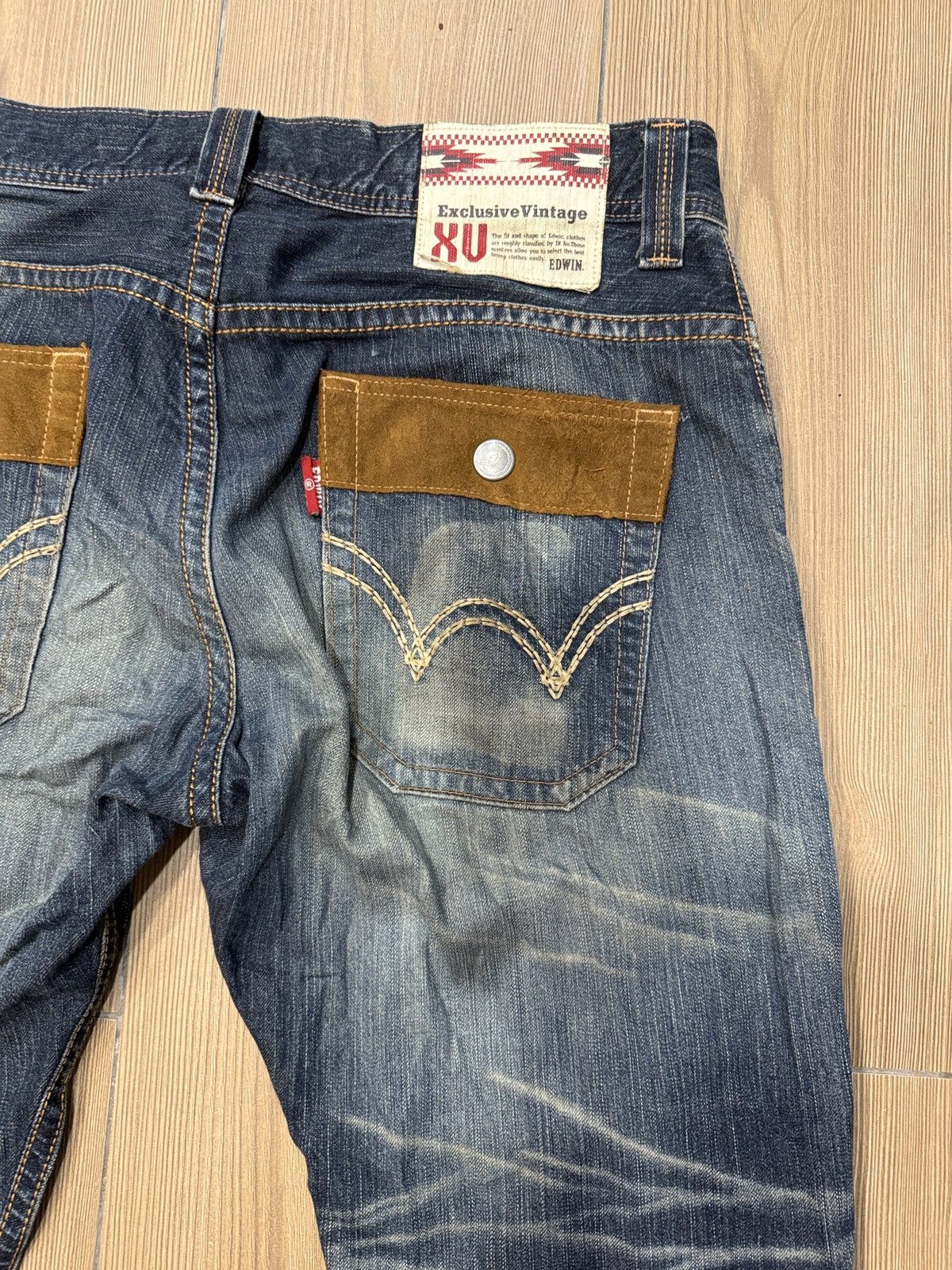 If Six Was Nine Japanese Edwin Exclusive Jeans Faded Multi Pocket Size US 38 / EU 54 - 9 Thumbnail