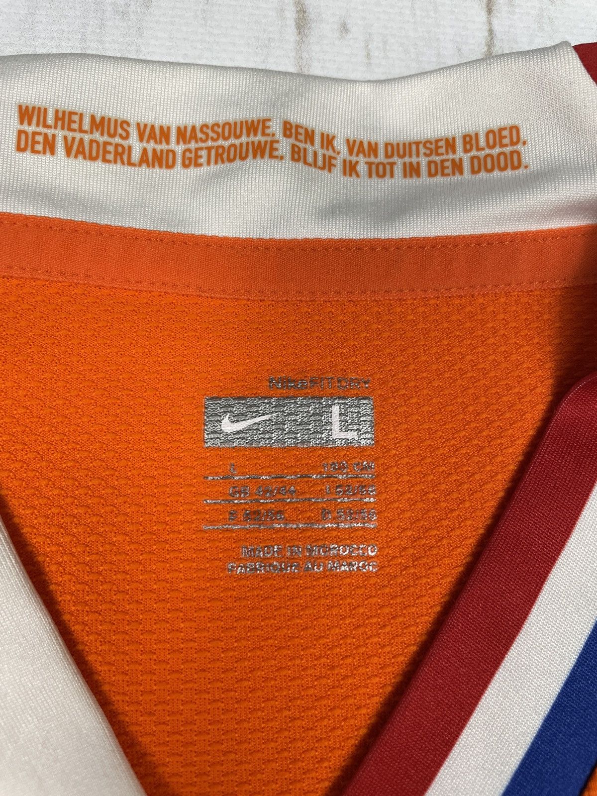 Nike Nike Vintage Soccer Jersey Netherlands 2008 Size US L / EU 52-54 / 3 - 4 Thumbnail